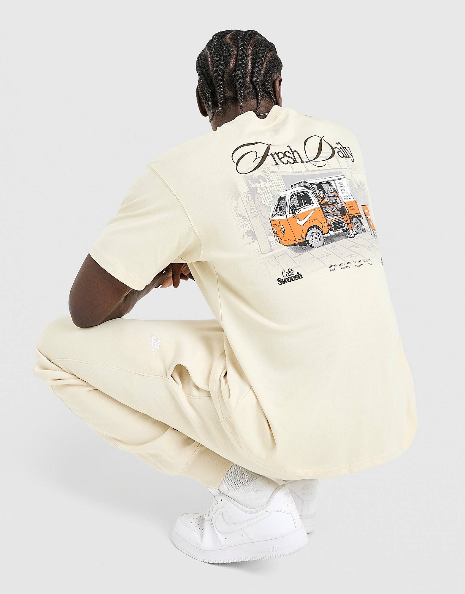 Nike Cafe Swoosh Graphic T Shirt