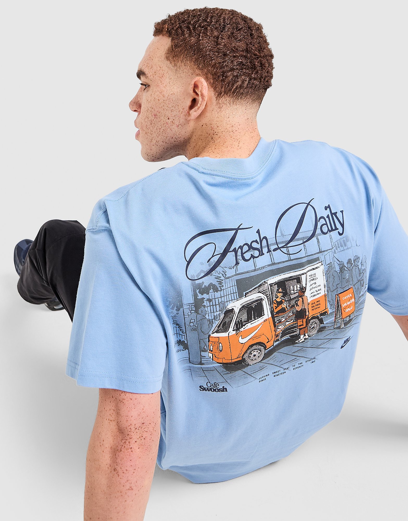 Nike Cafe Swoosh Graphic T Shirt