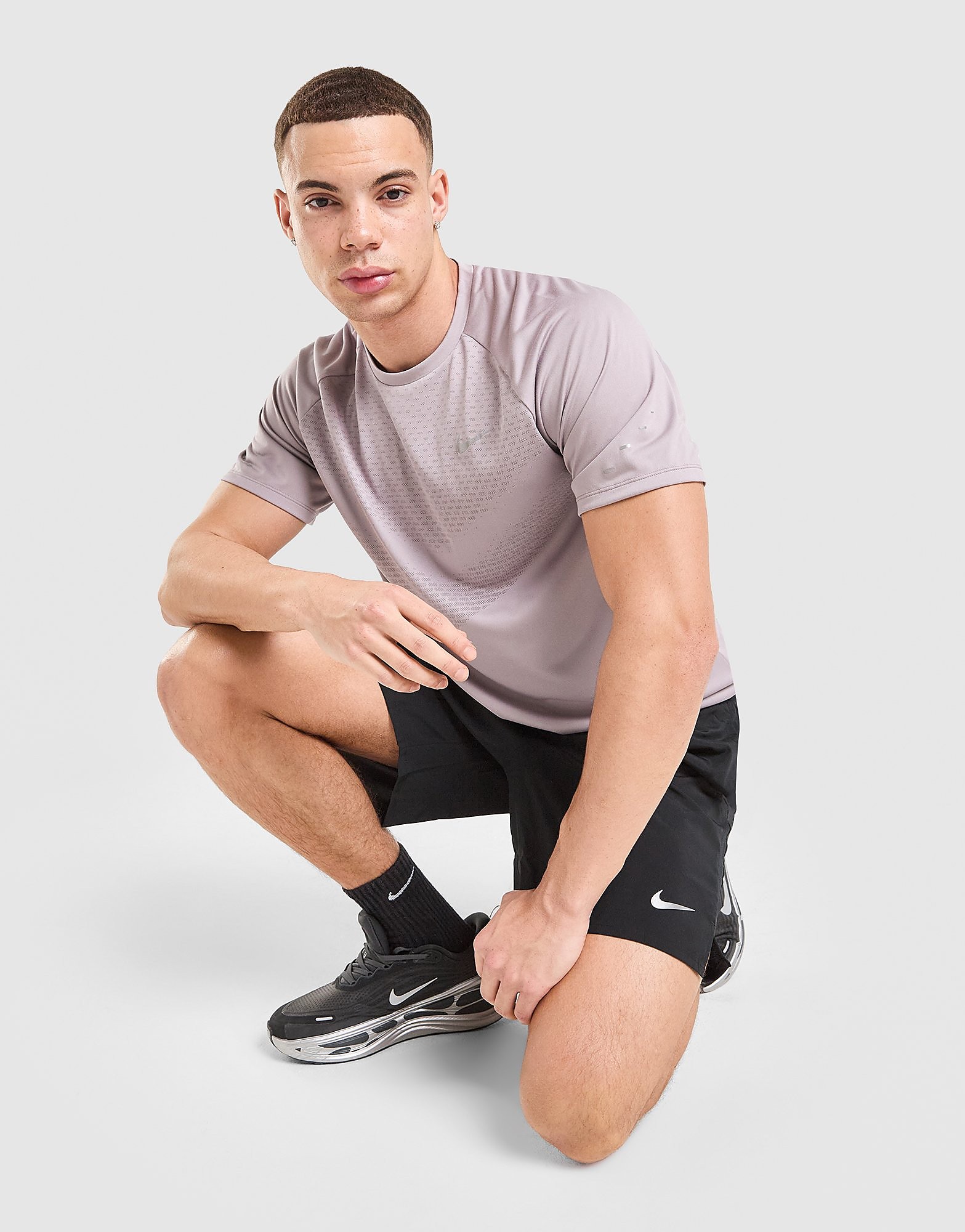 Nike Maglia Stride, Grigio