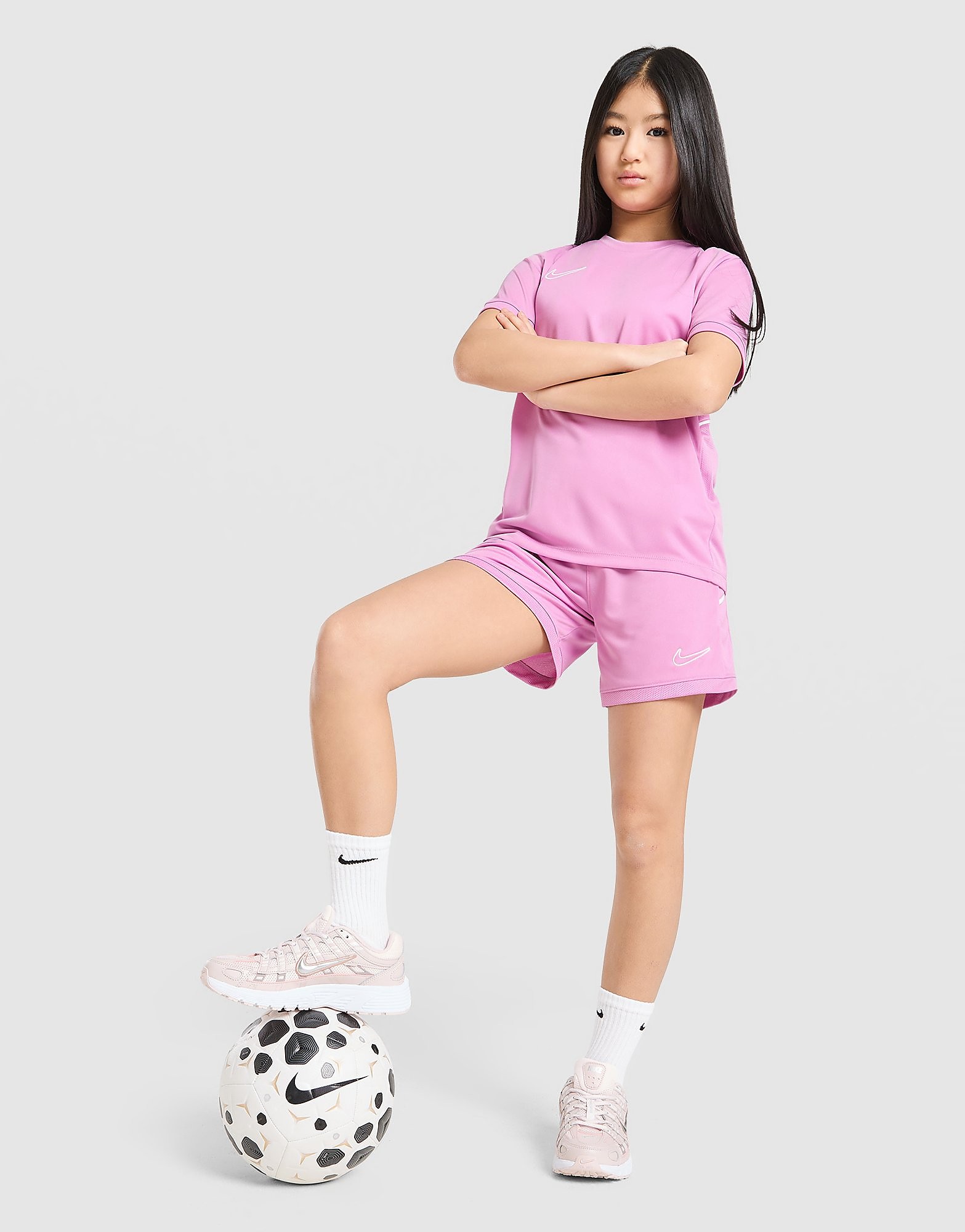 Girls' Academy Shorts Junior, Rosa - unisex - Size: 12-13Y
