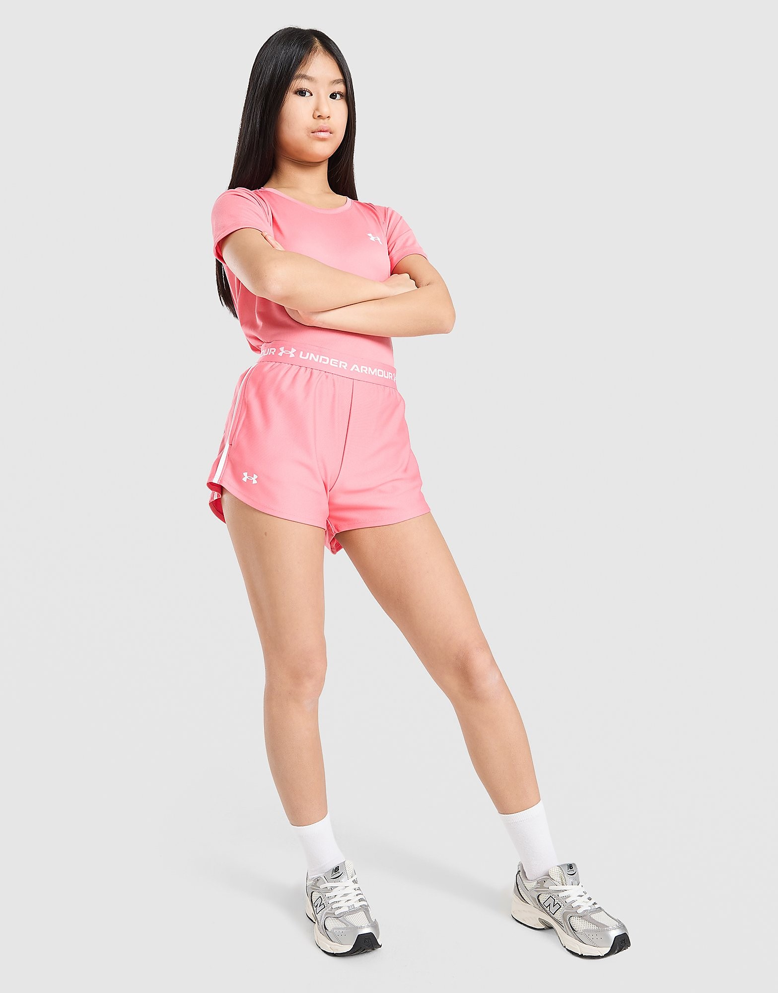 Tech Play Up Shorts für Mädchen, Rosa - unisex - Size: 8-9Y