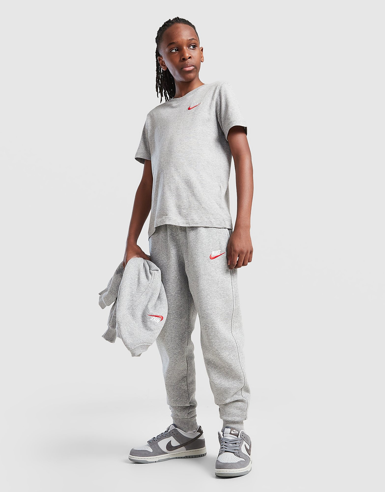 Nike Pantaloni della tuta Club Fleece Junior, grigio