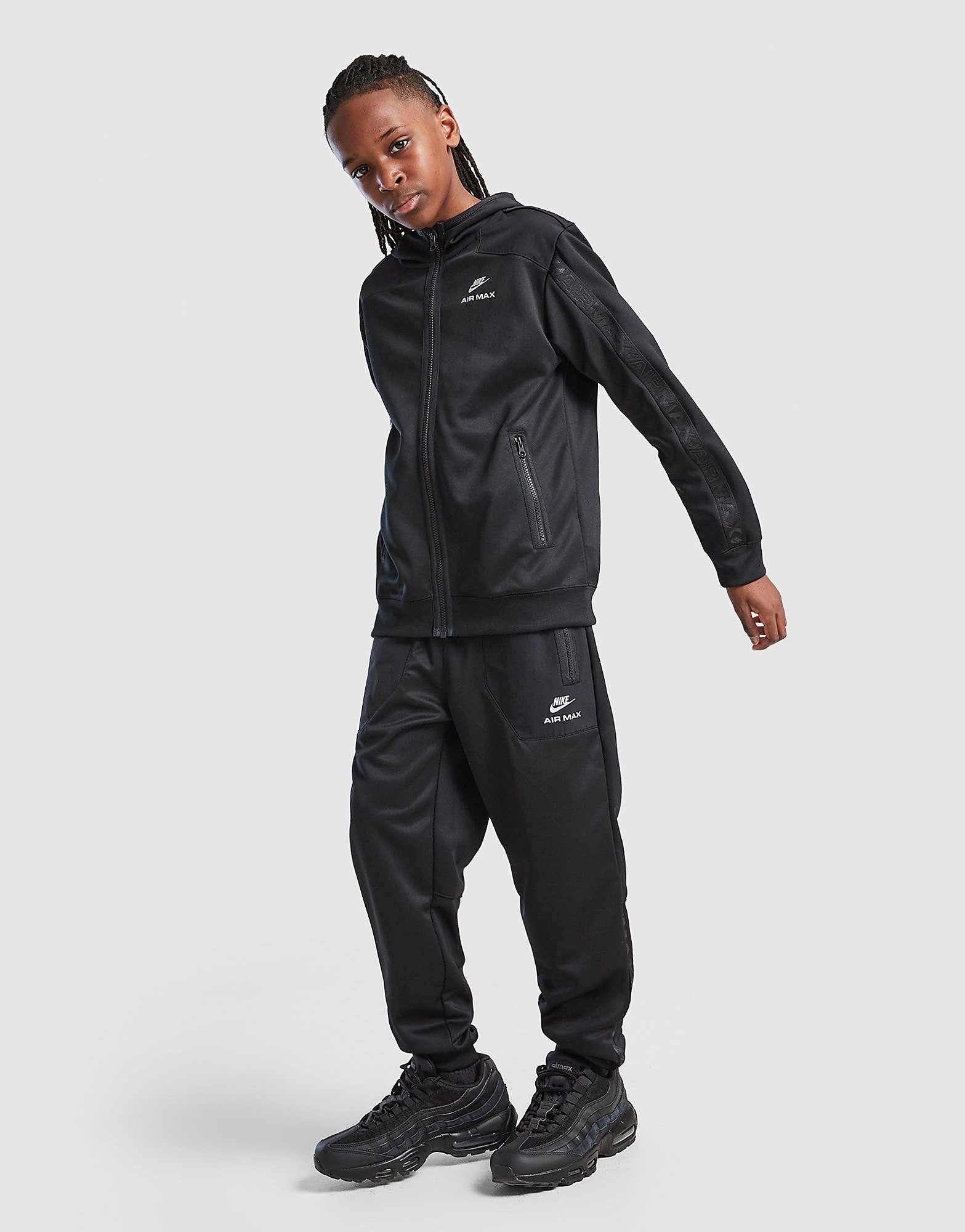 Nike Pantaloni Track Air Max Junior, nero
