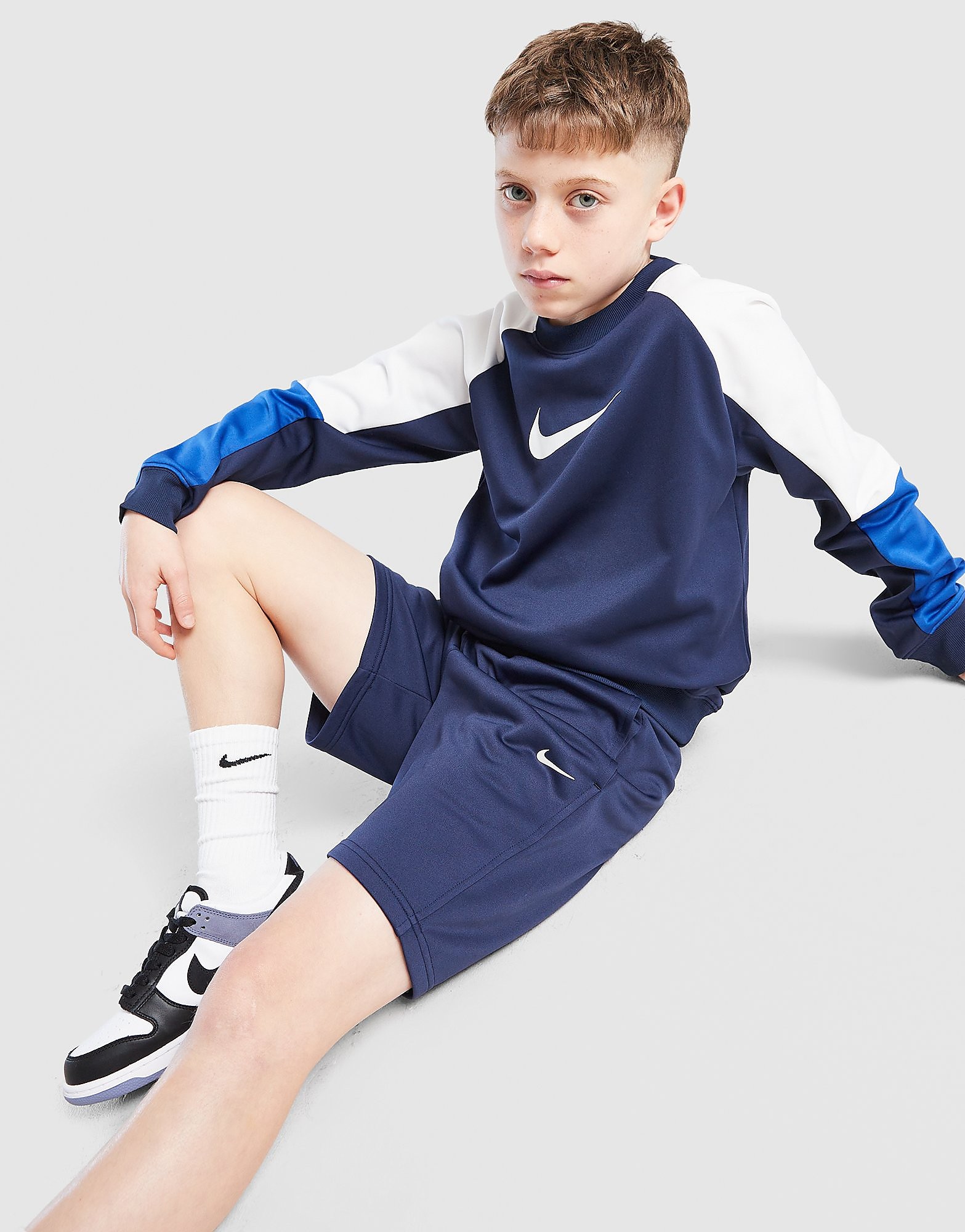 Nike Poly Crew SweatshirtShorts Set Junior - vue 1
