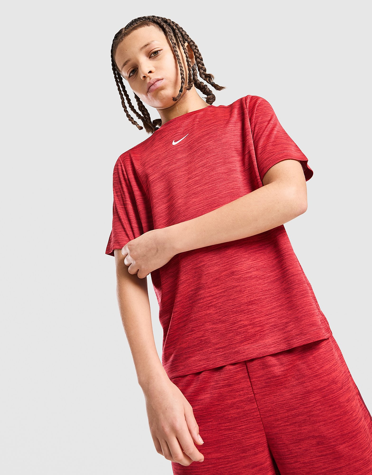 Nike Unisex Röd T-Shirt Junior, 12-13Y