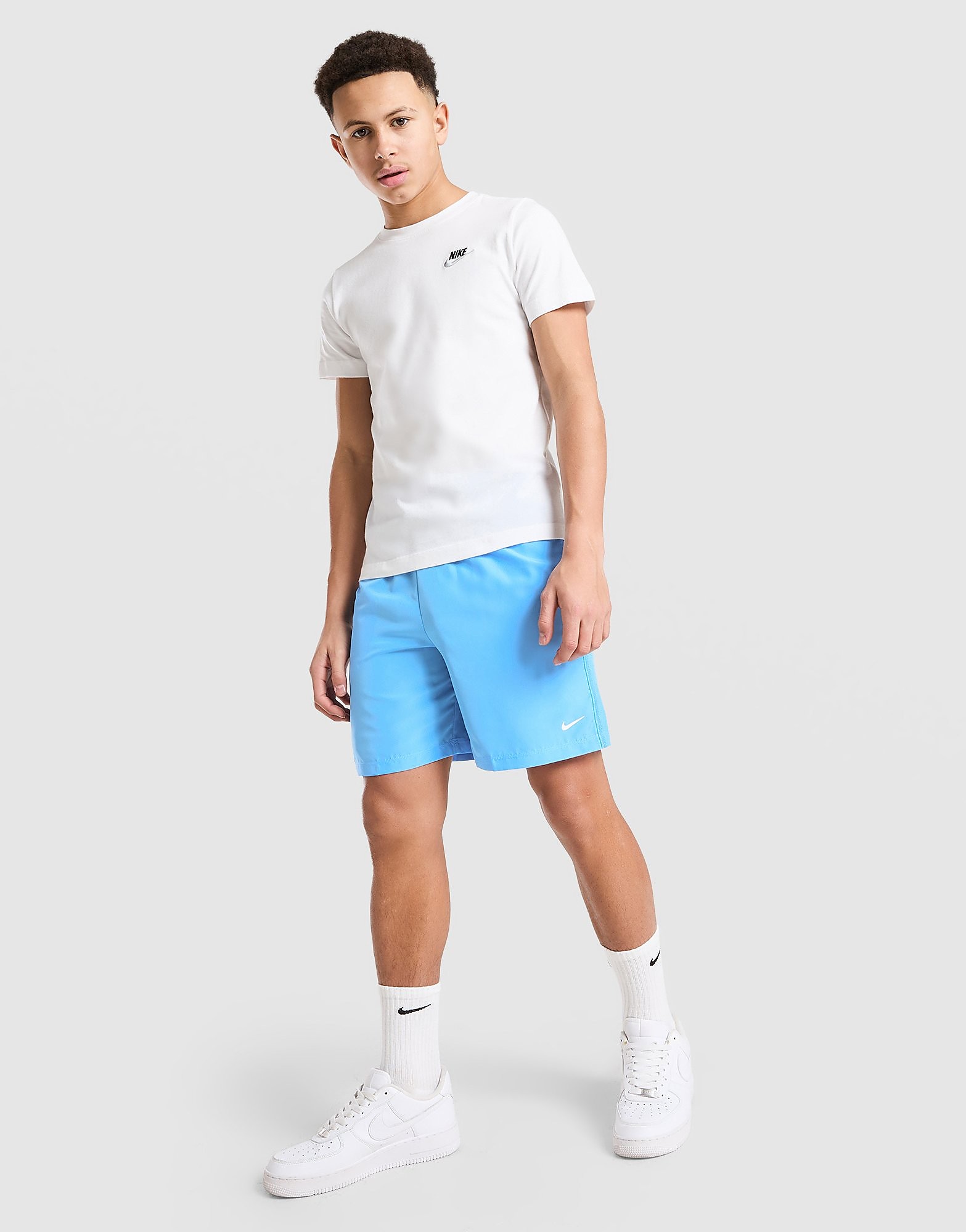 Dri-FIT Multi Woven Shorts Kinder, Blau