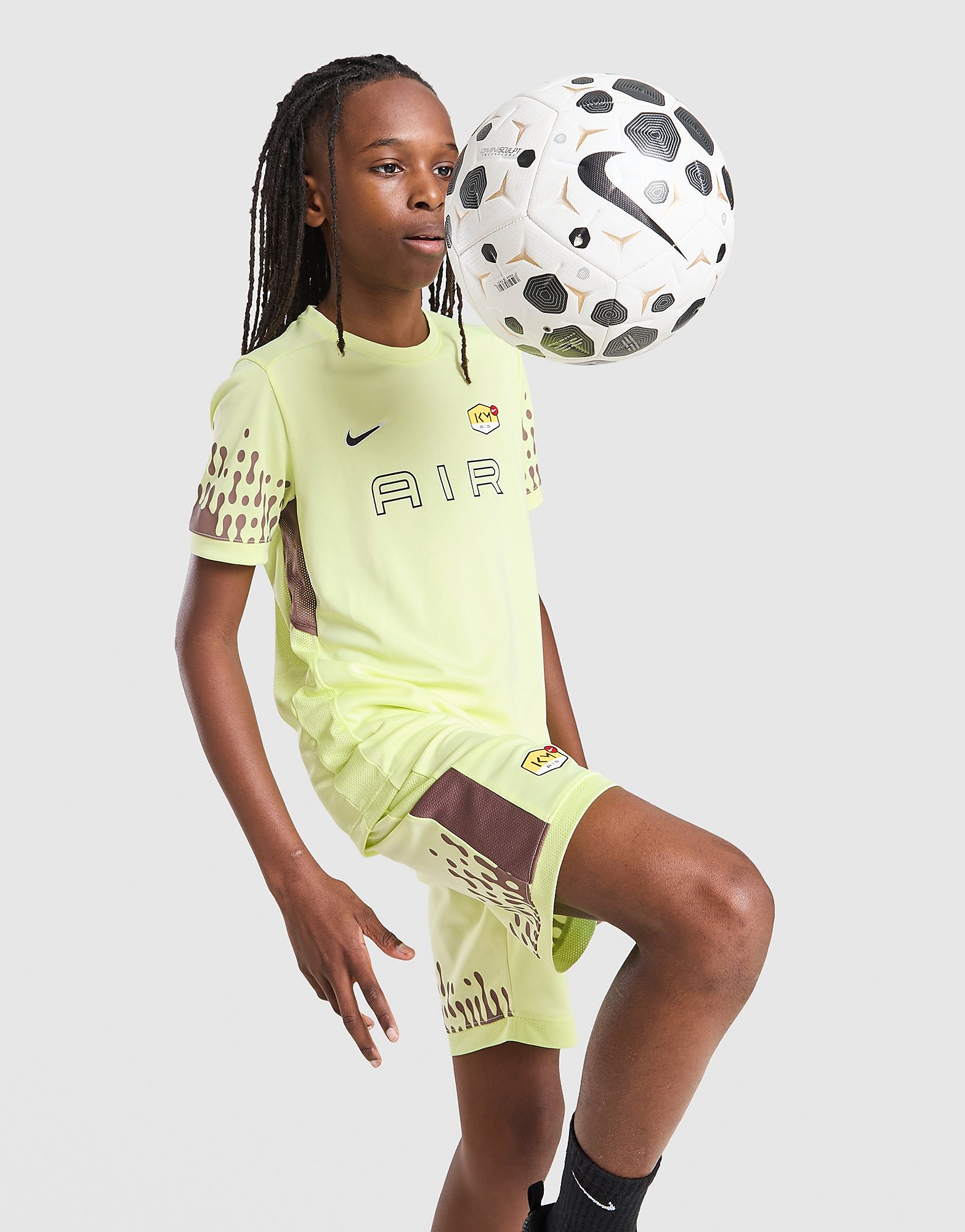 Nike Kylian Mbappe Air Academy Shorts Junior Jaune Jaune