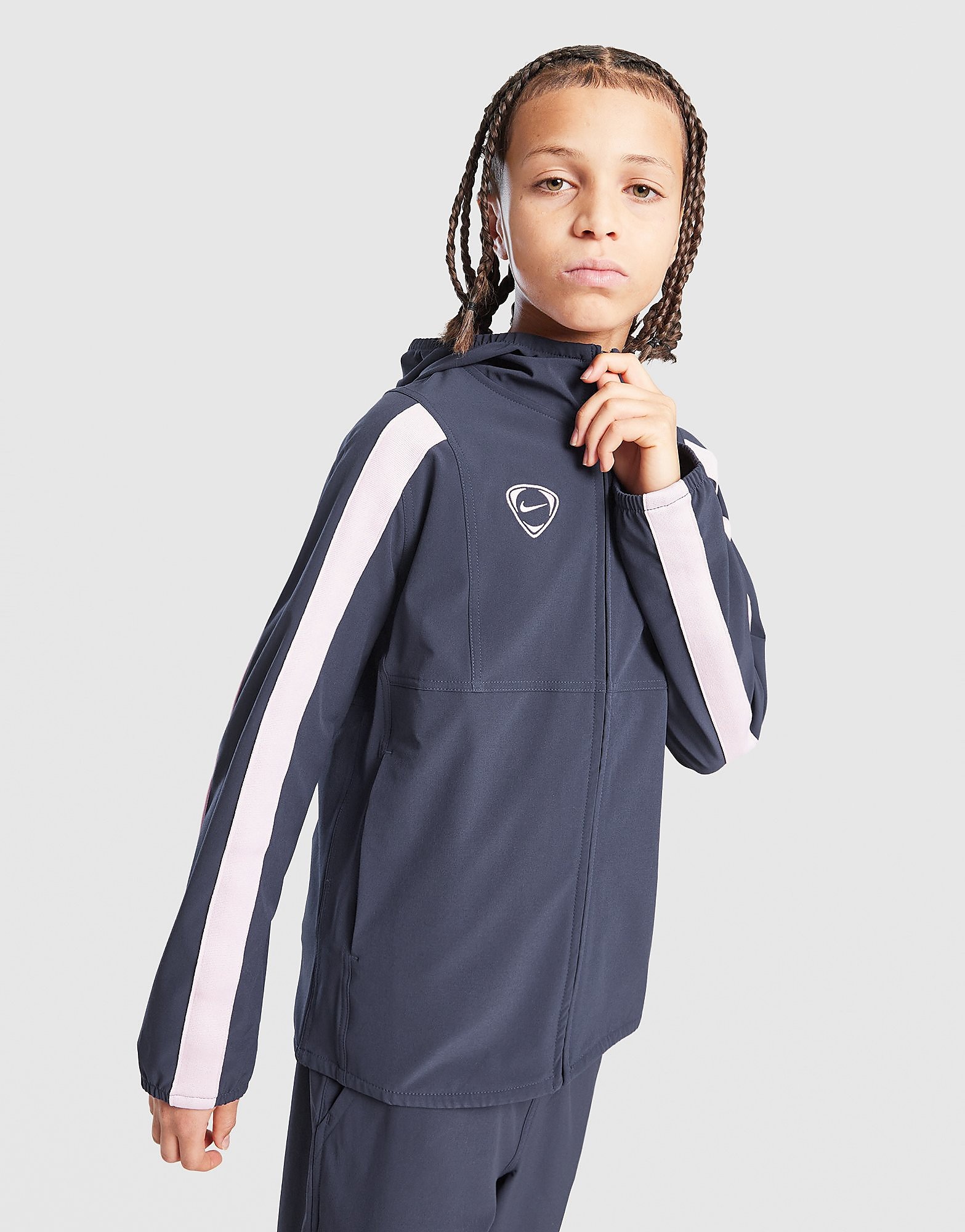 Street Football Woven Jacket Junior - Blu, blu blu Bambino taglia 7-8Y