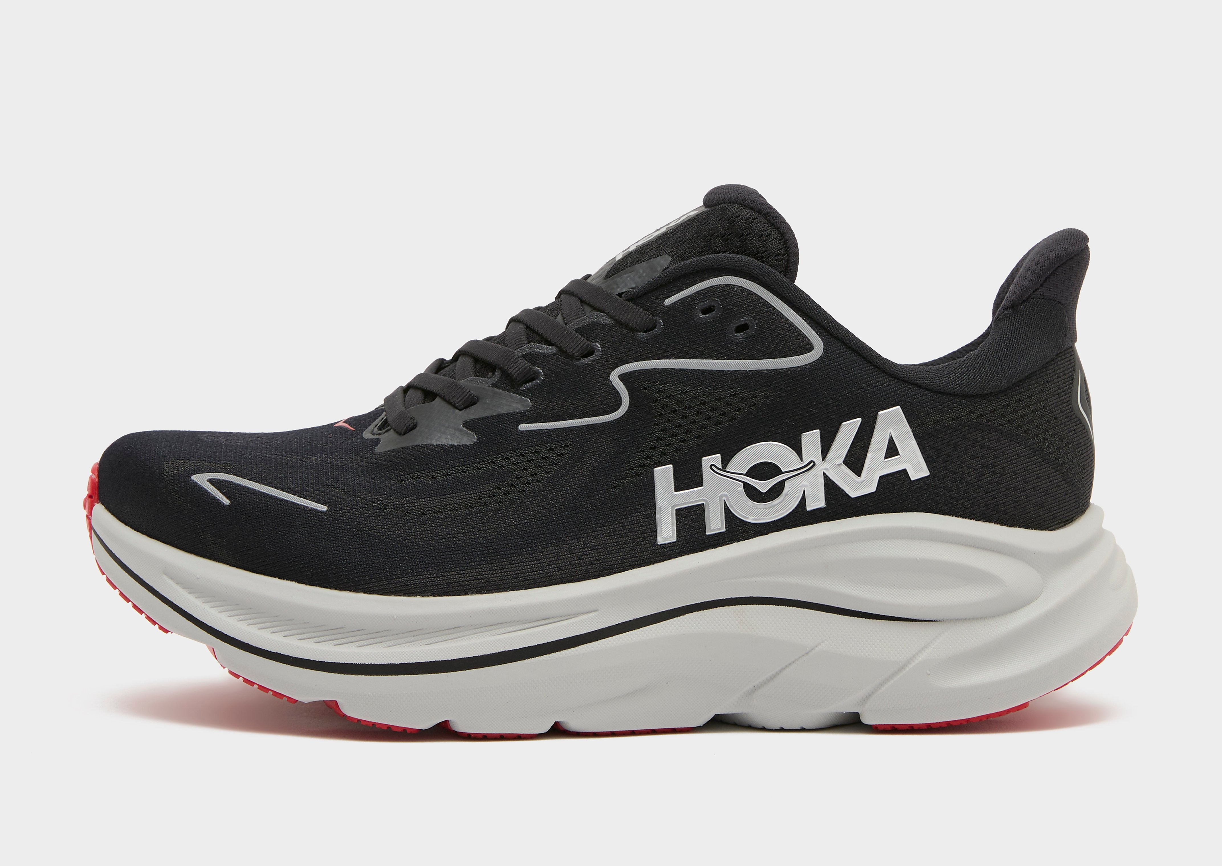 HOKA herensneaker zwart en zilver