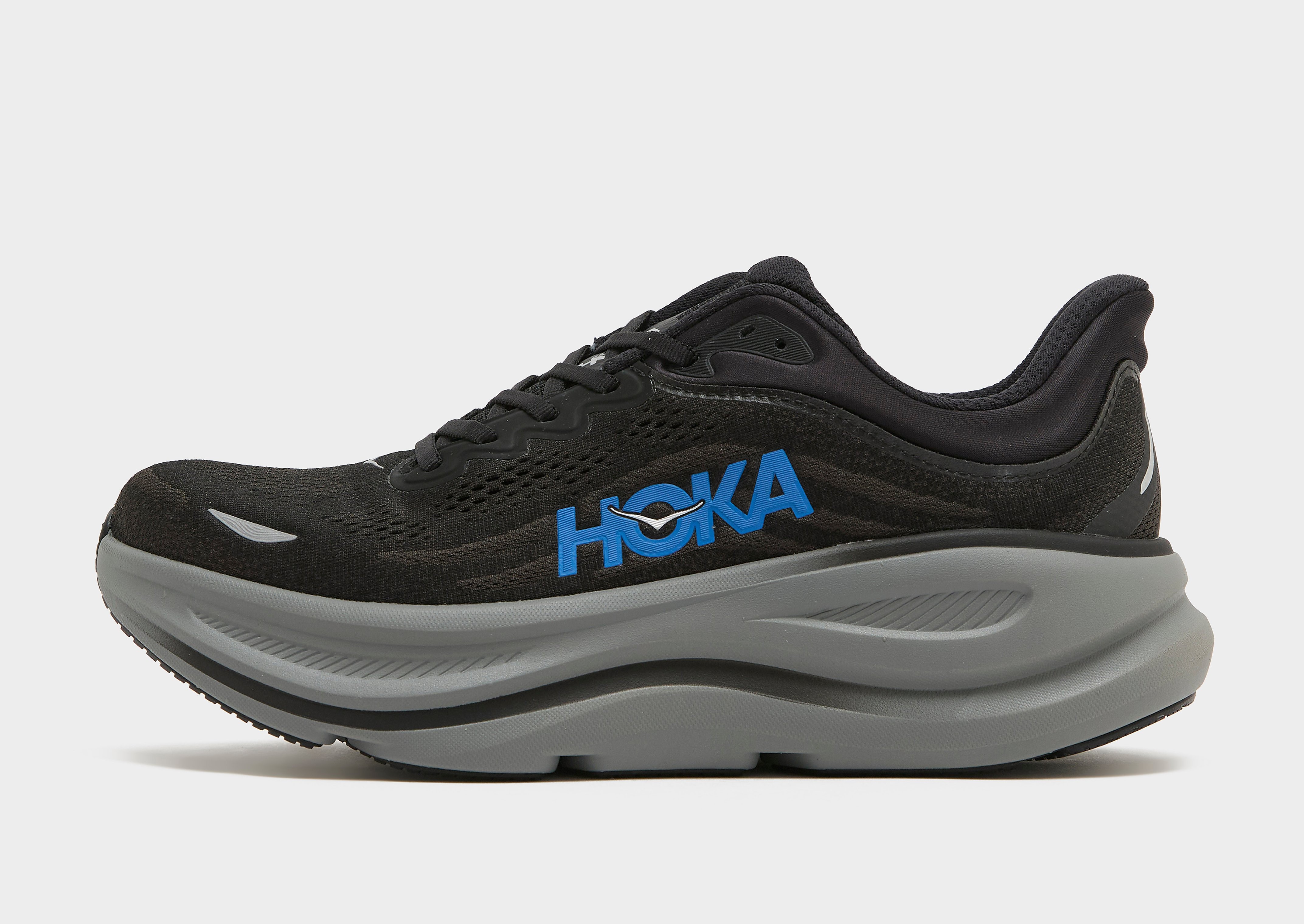 HOKA herensneaker zwart en blauw