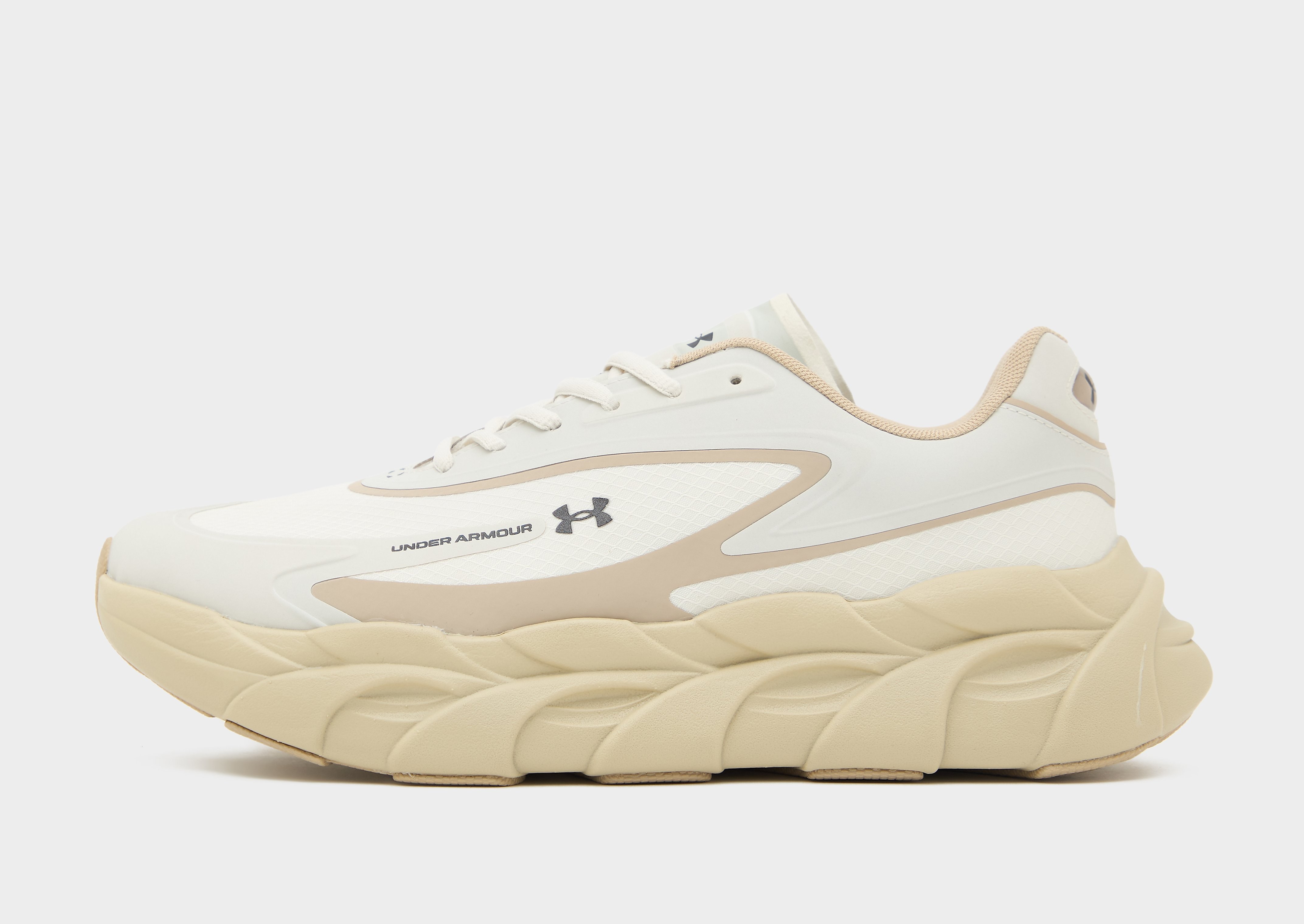 Under Armour herensneaker bruin, zwart, beige en wit