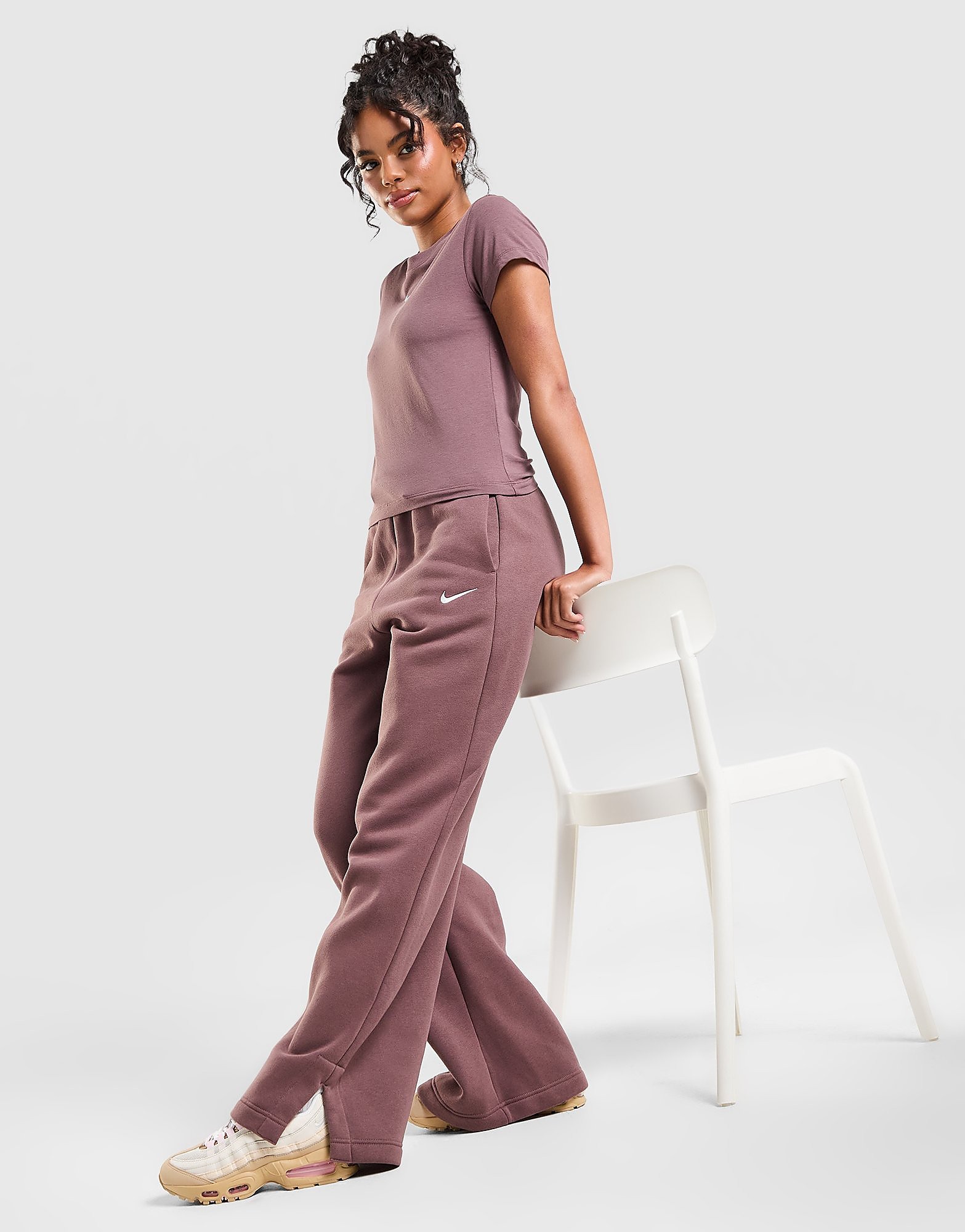 Nike Pantalon de jogging Phoenix Fleece Wide Leg