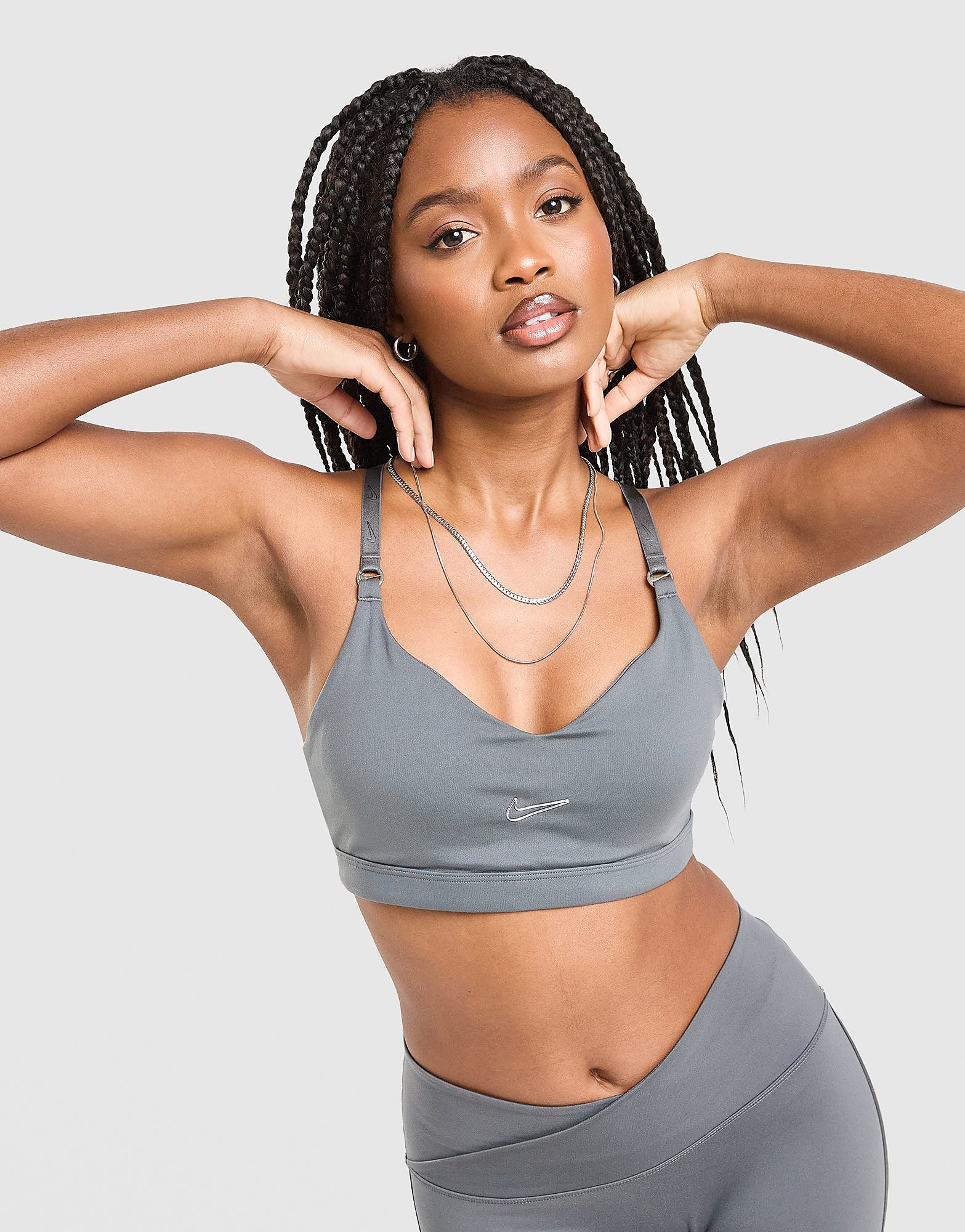 Nike Training Indy Swoosh Sports Bra