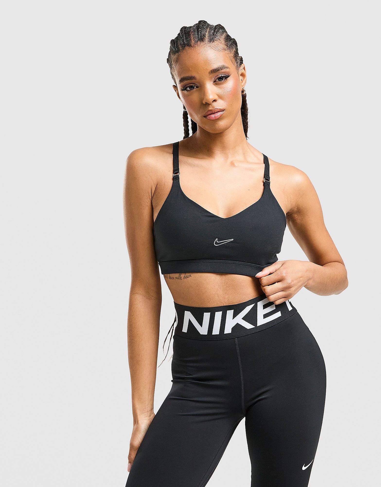 Nike Training Indy Swoosh Sports Bra - vue 1