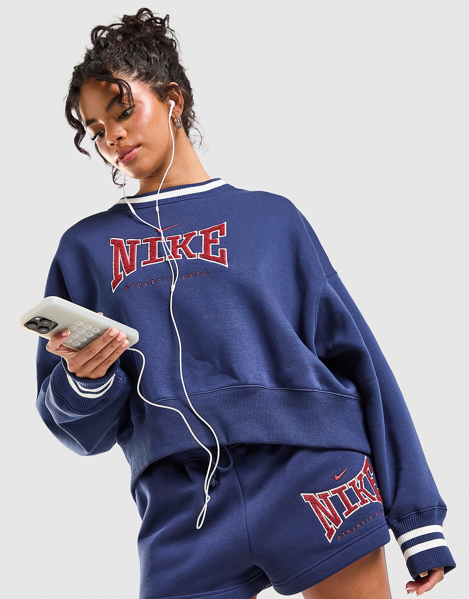 Nike Classics Graphic Phoenix Oversized Crew Sweatshirt - vue 1
