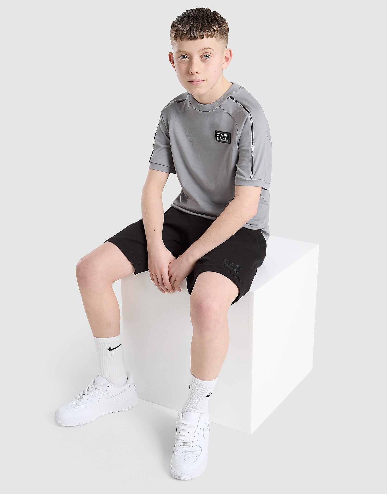 EA7 Emporio Armani T shirt Tape Junior - vue 1