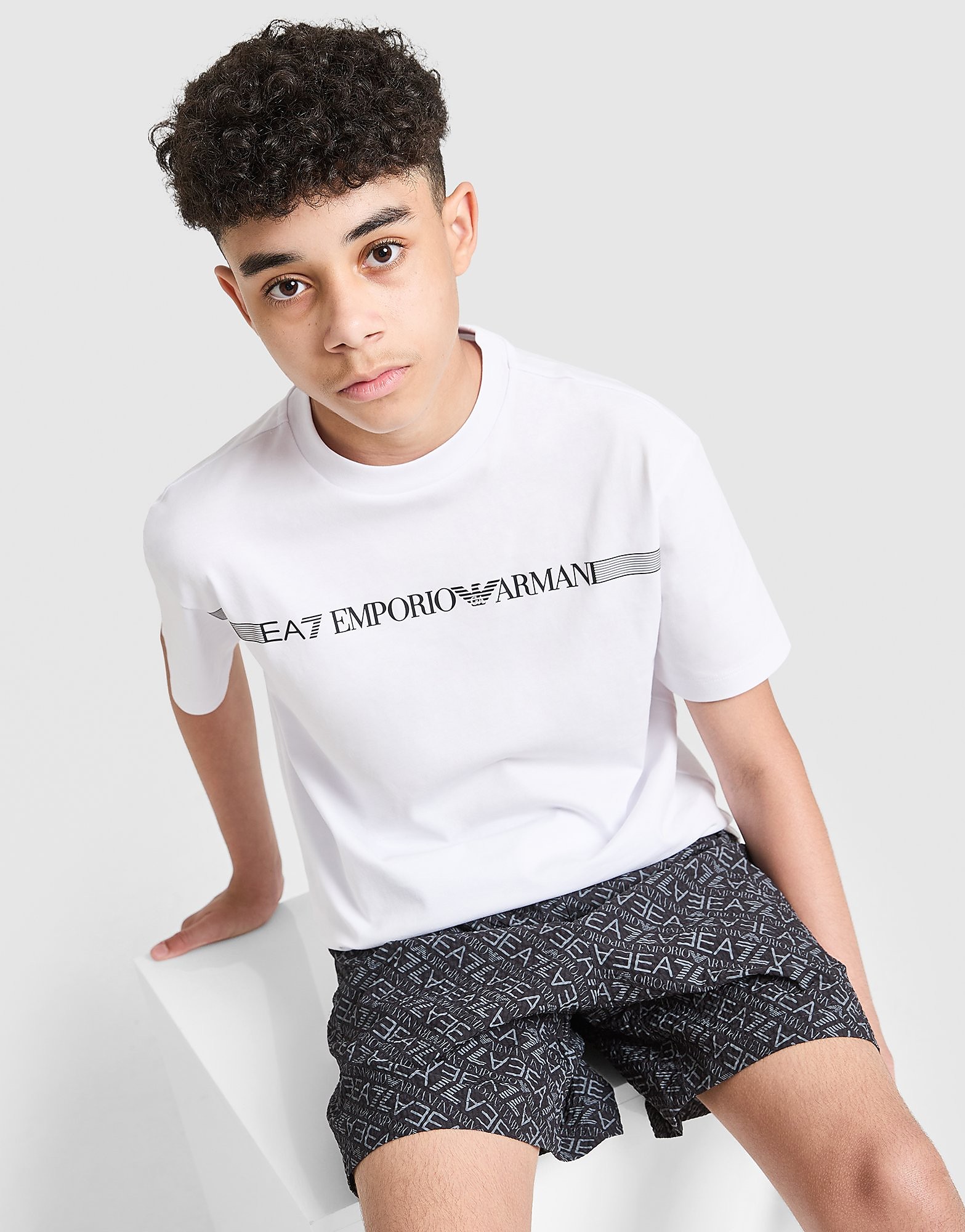 Train Logo T-Shirt Junior - Bianco, bianco bianco Bambino taglia 14Y