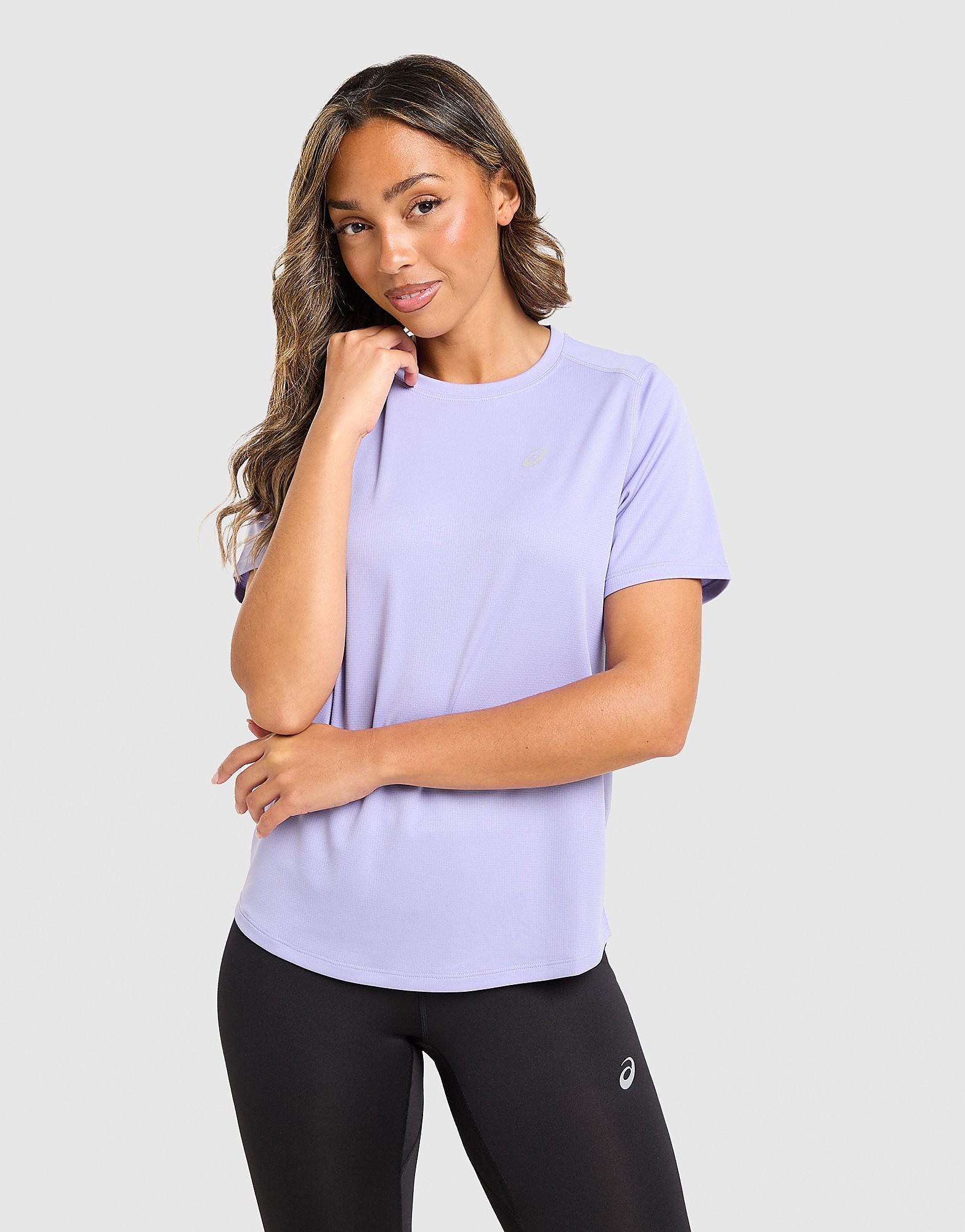 ASICS T shirt running manches courtes