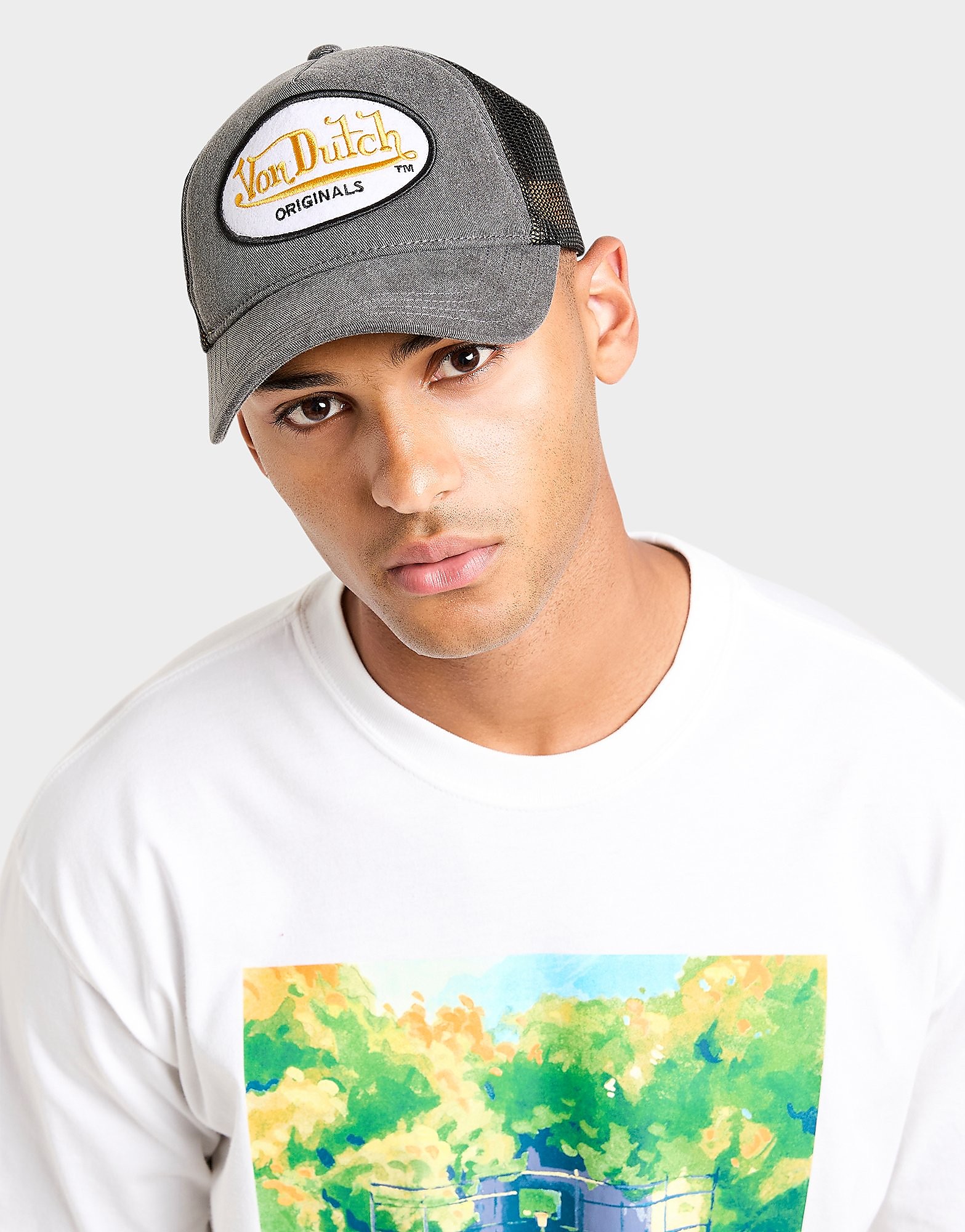 Von Dutch Casquette trucker - Gris, Gris