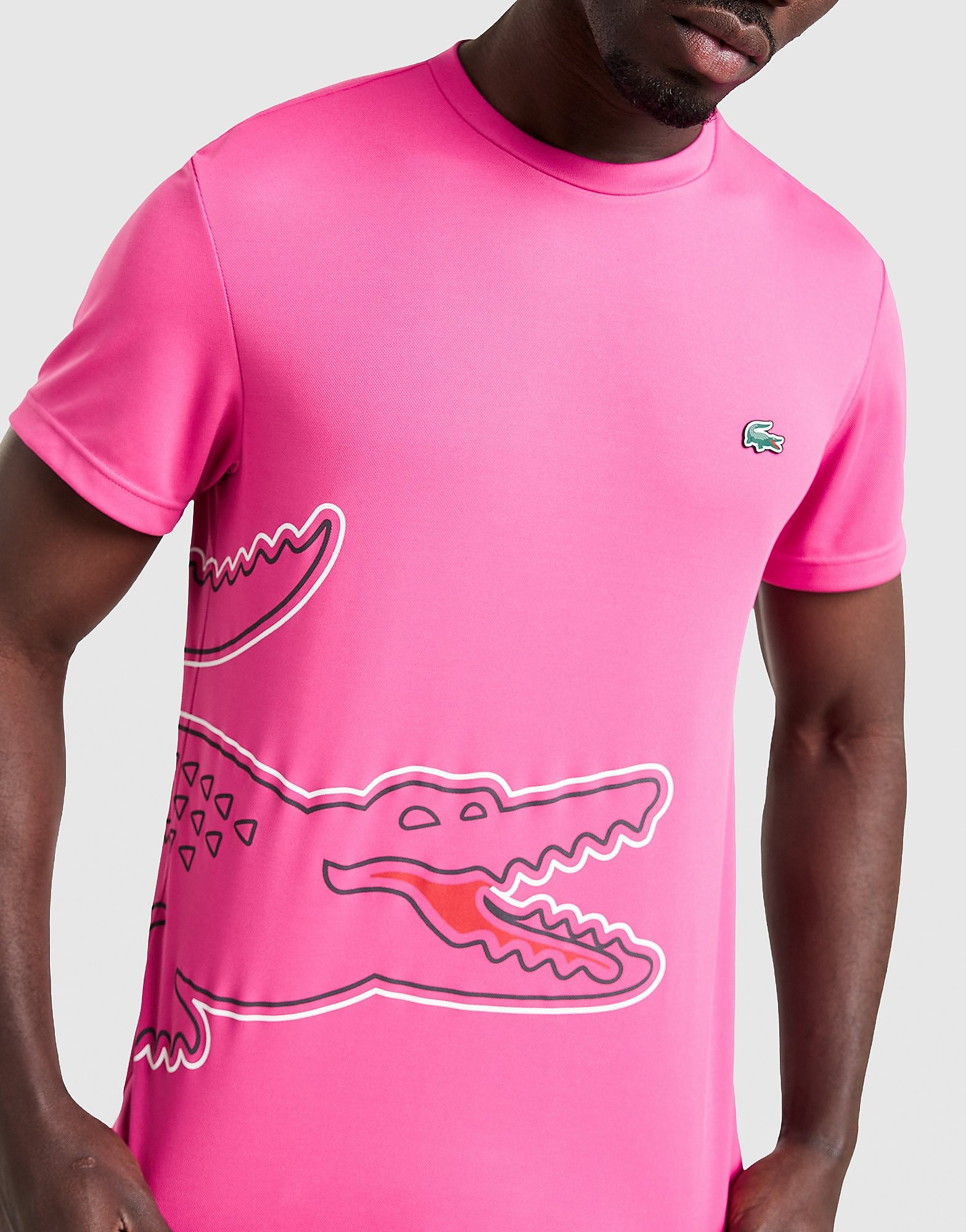 Lacoste T shirt Wrap Croc