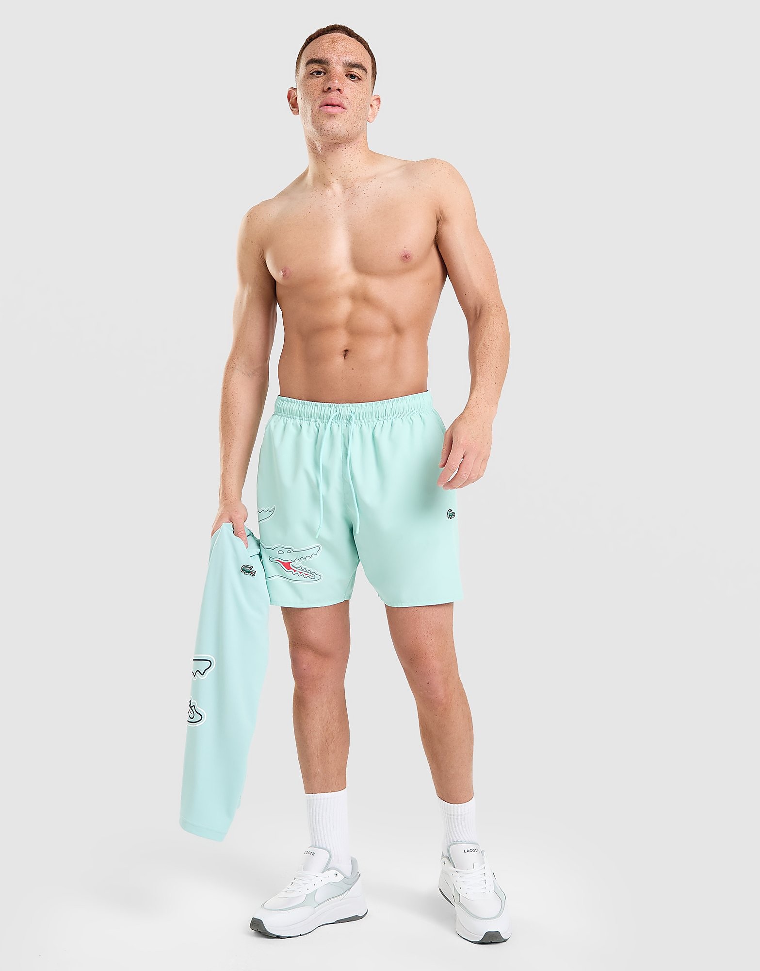Lacoste Short de bain Croc Wrap