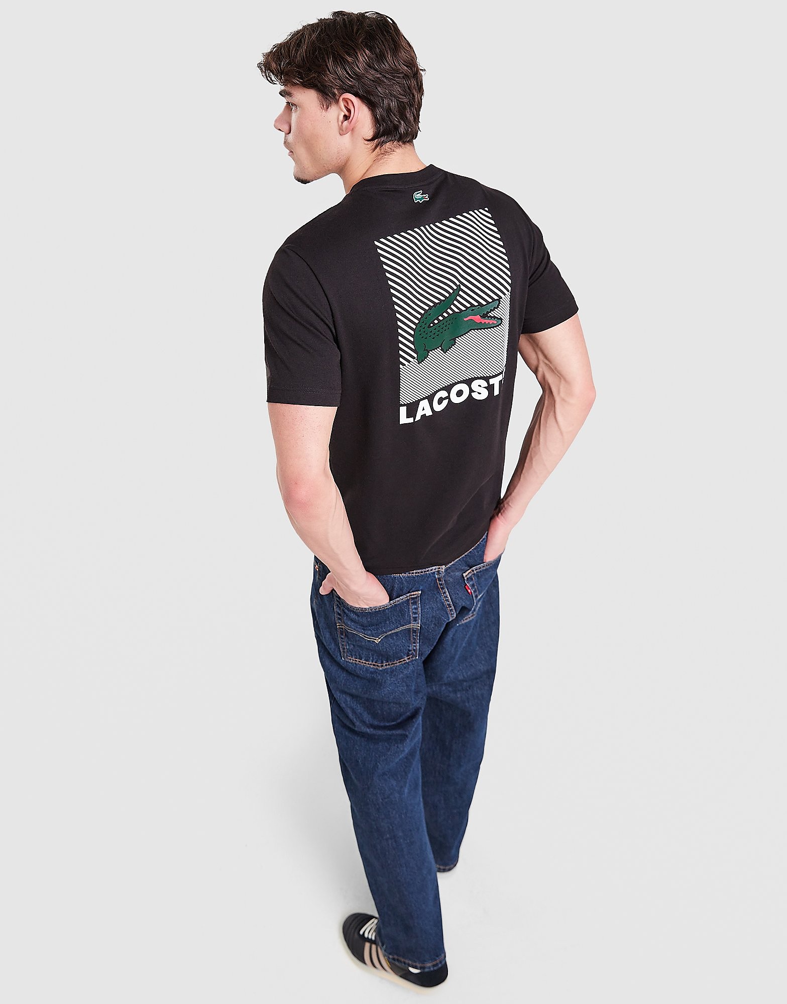 Lacoste Back Print T Shirt - vue 1
