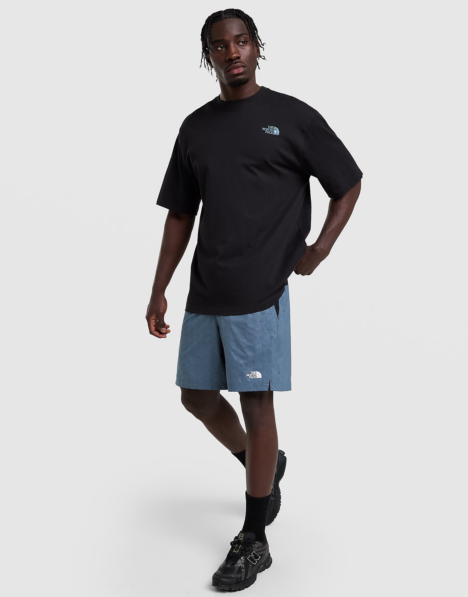 Mens Pantaloncini 24/7 - Grigio, grigio grigio Uomo taglia L