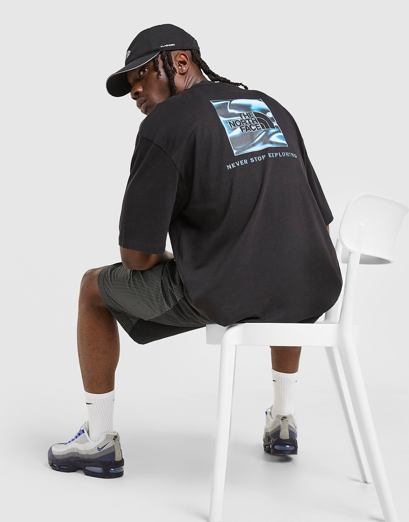 The North Face Liquid Box Oversized T Shirt - vue 1