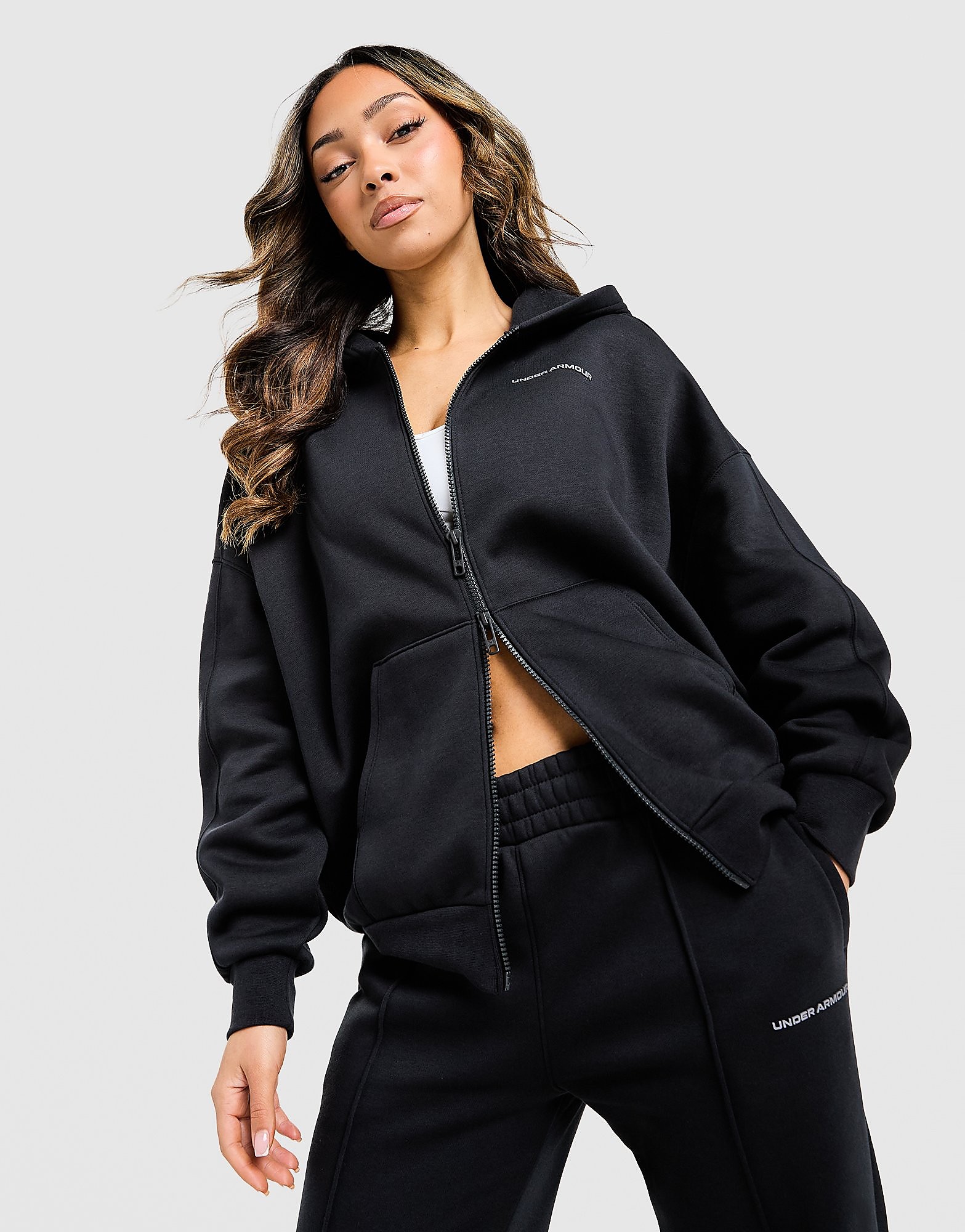 Under Armour Sweat à capuche zippé Luxe - vue 1