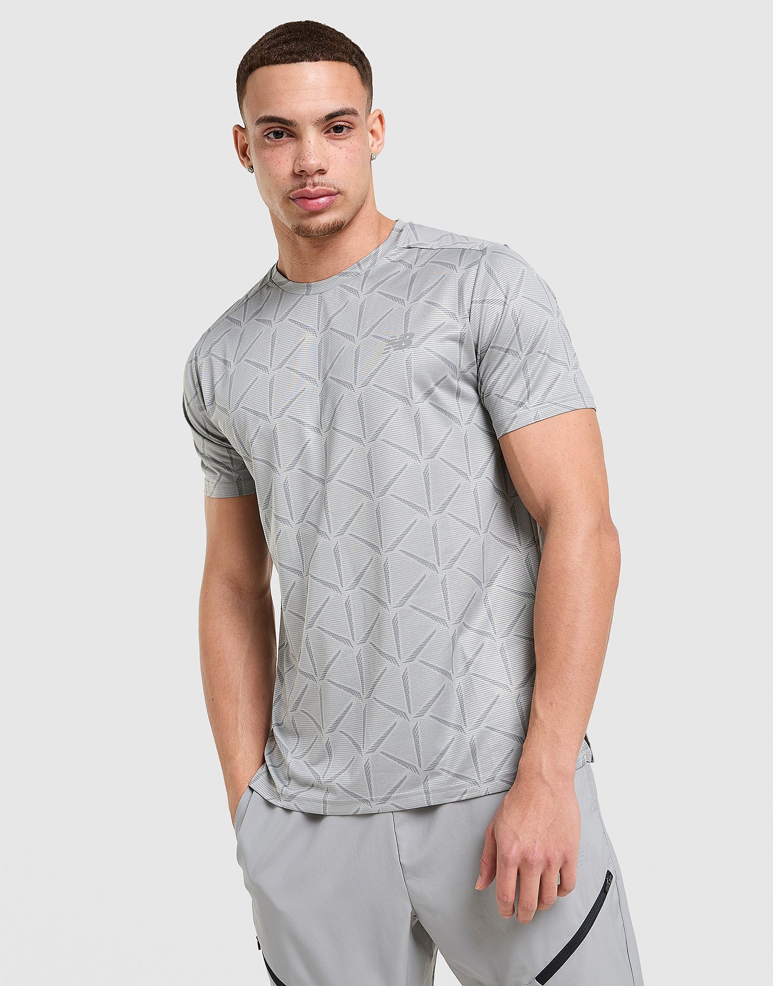 New Balance Essential All Over Print T Shirt - vue 1