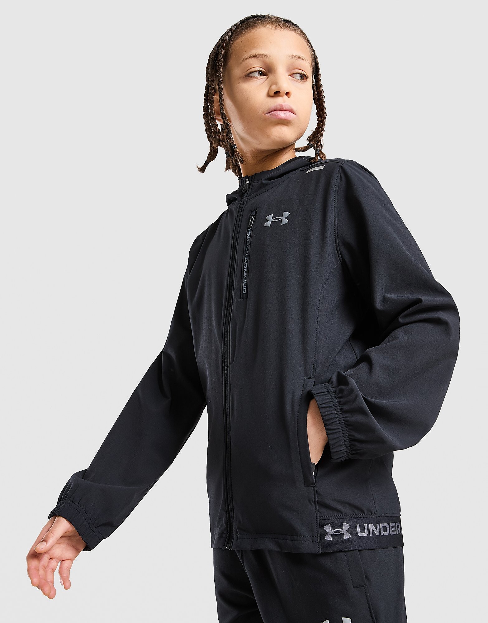 Under Armour Giacca Vanish Junior, nero