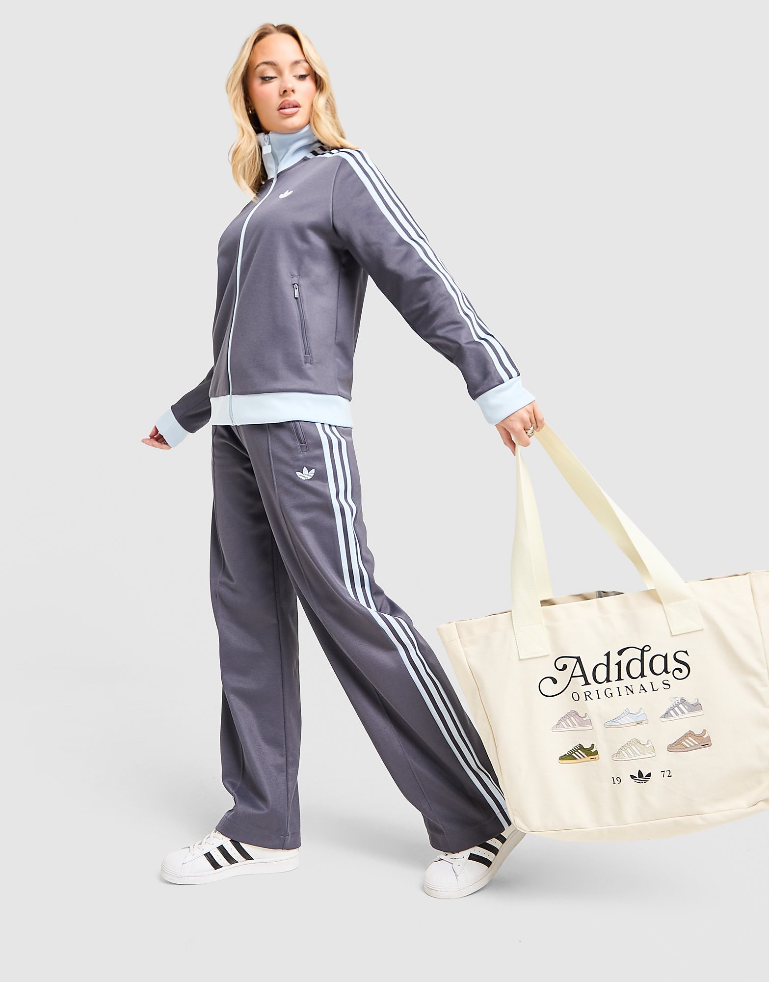 adidas Originals Classic Track Pants, grigio