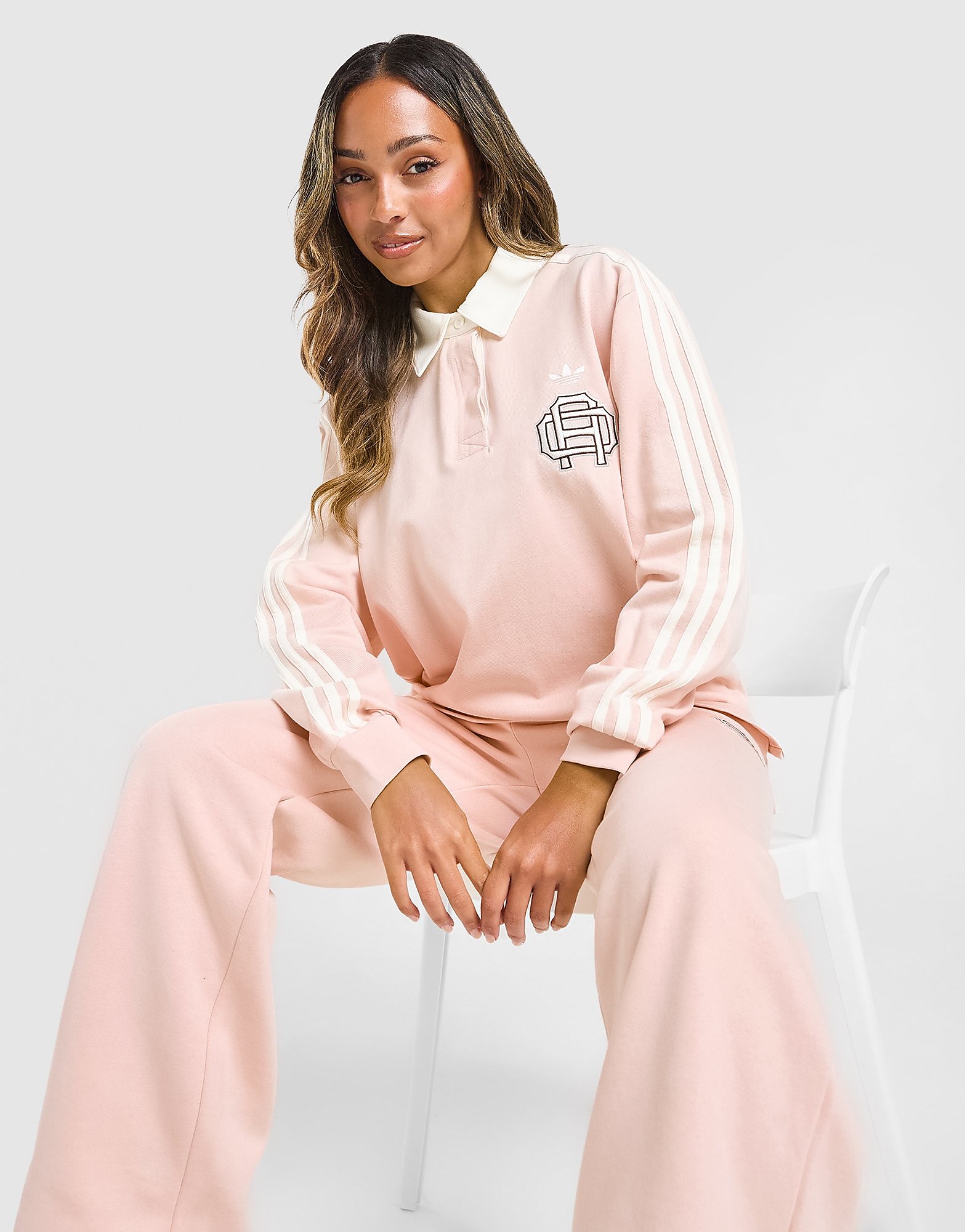 adidas Originals Maillot de rugby 3 Stripes Emblem - vue 1