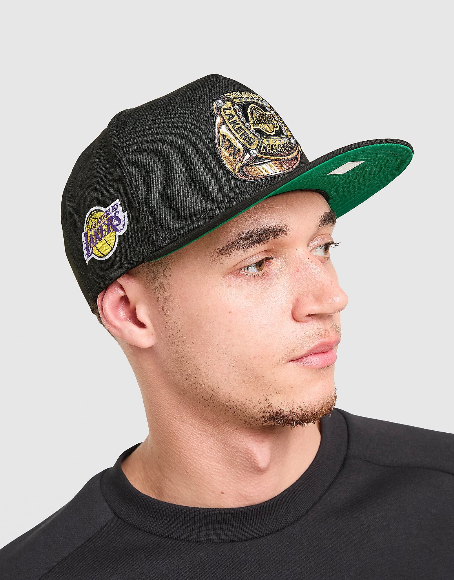 New Era NBA LA Lakers Ring 9FIFTY A-Frame Cap - Zwart- Dames, Zwart
