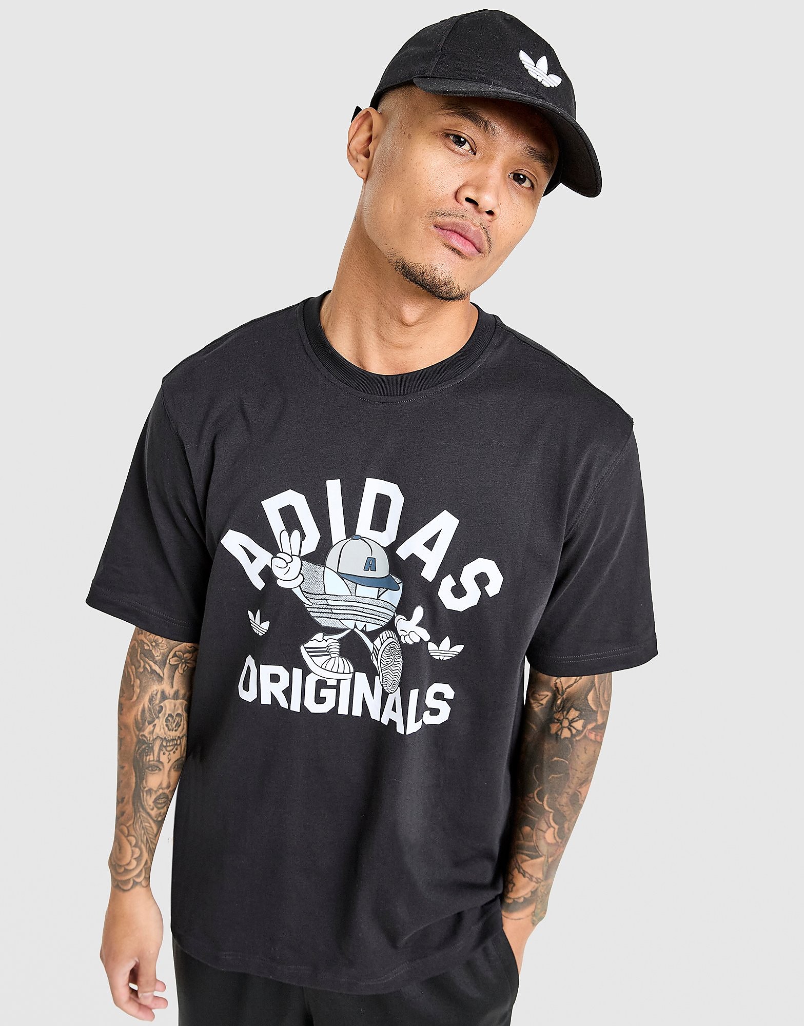 adidas Originals Trefoil Cap T Shirt