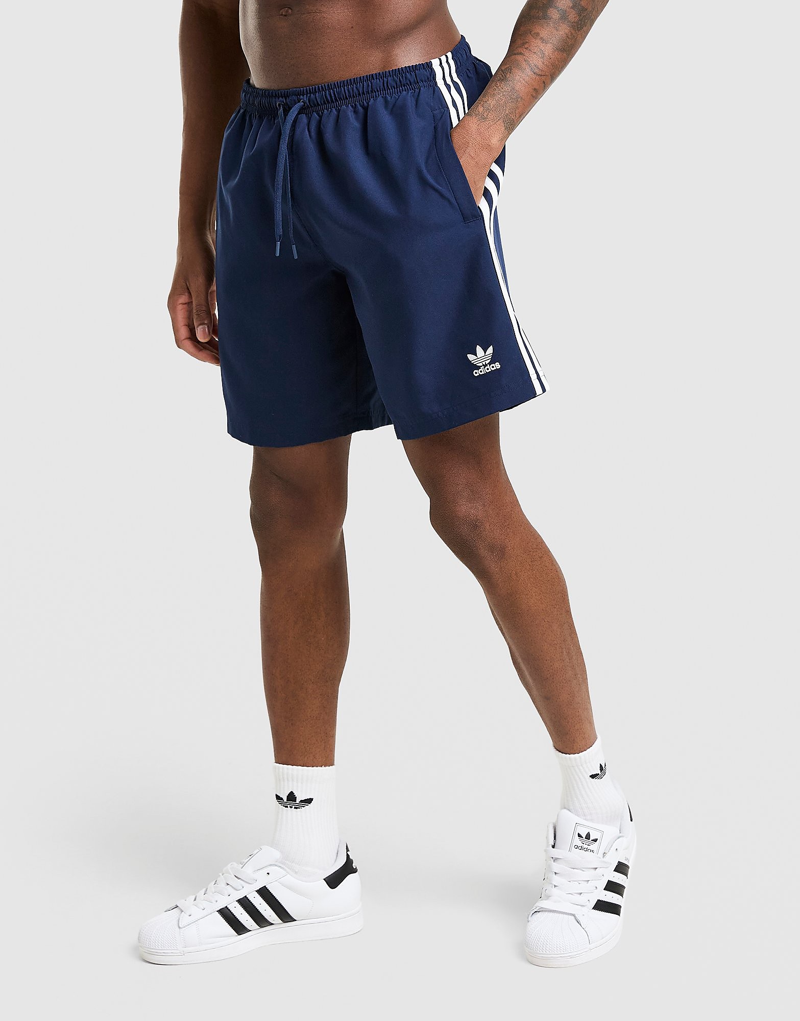 adidas Originals Short de bain 3 Stripes - vue 1