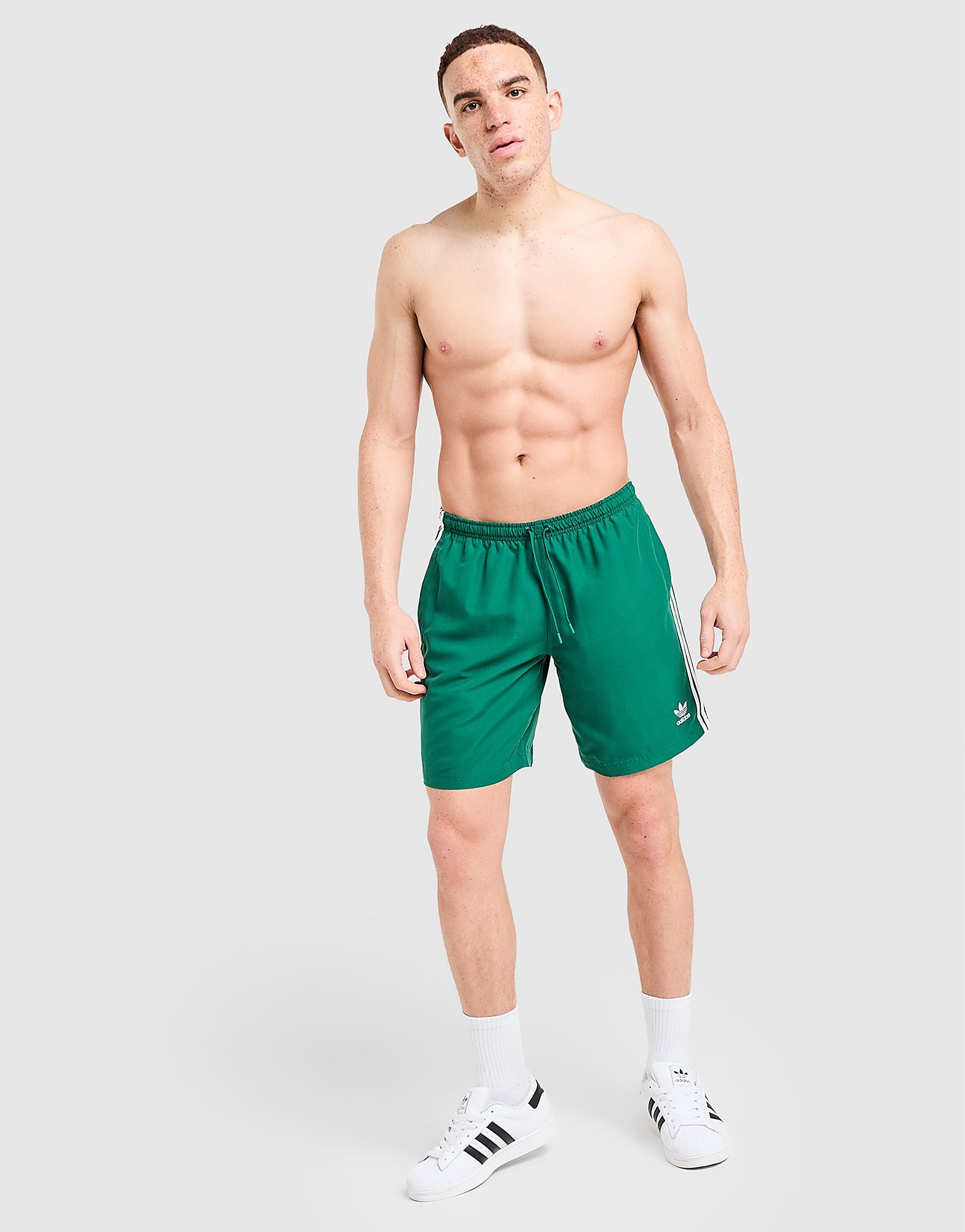 adidas Originals 3 Stripes 8 Swim Shorts