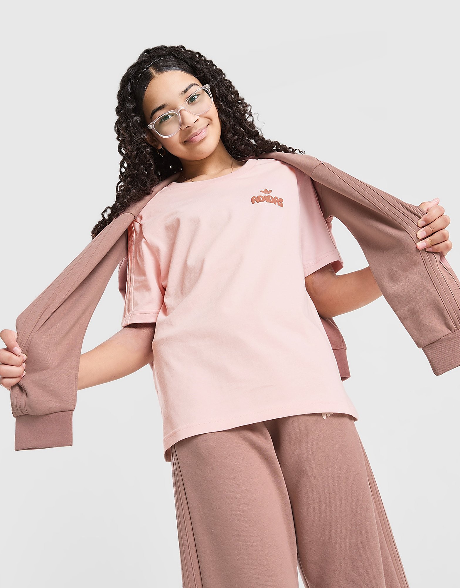 adidas Originals Girls' Logo T Shirt Junior