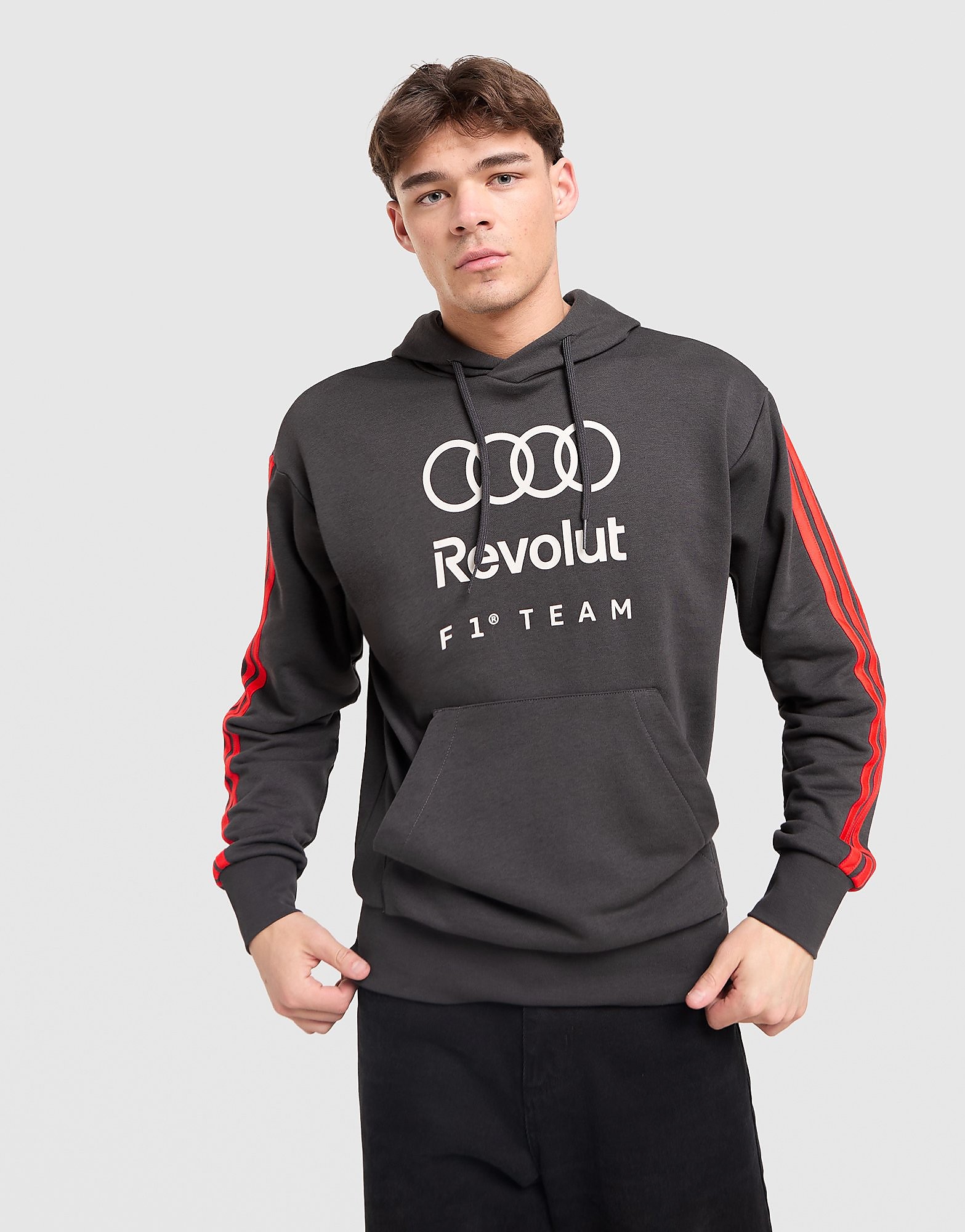 adidas HOODIE AUDI REVOLUT F1 TEAM DNA FRENCH TERRY - vue 1