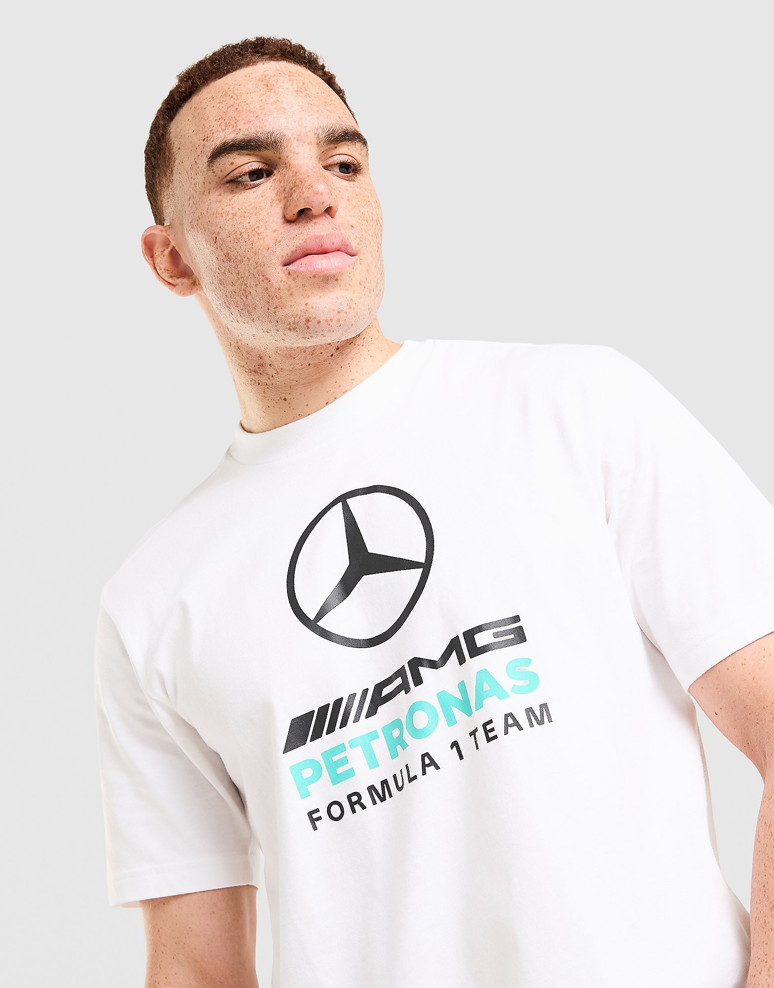 adidas T SHIRT GRAPHIQUE MERCEDES AMG PETRONAS FORMULA 1 TEAM DNA - vue 1
