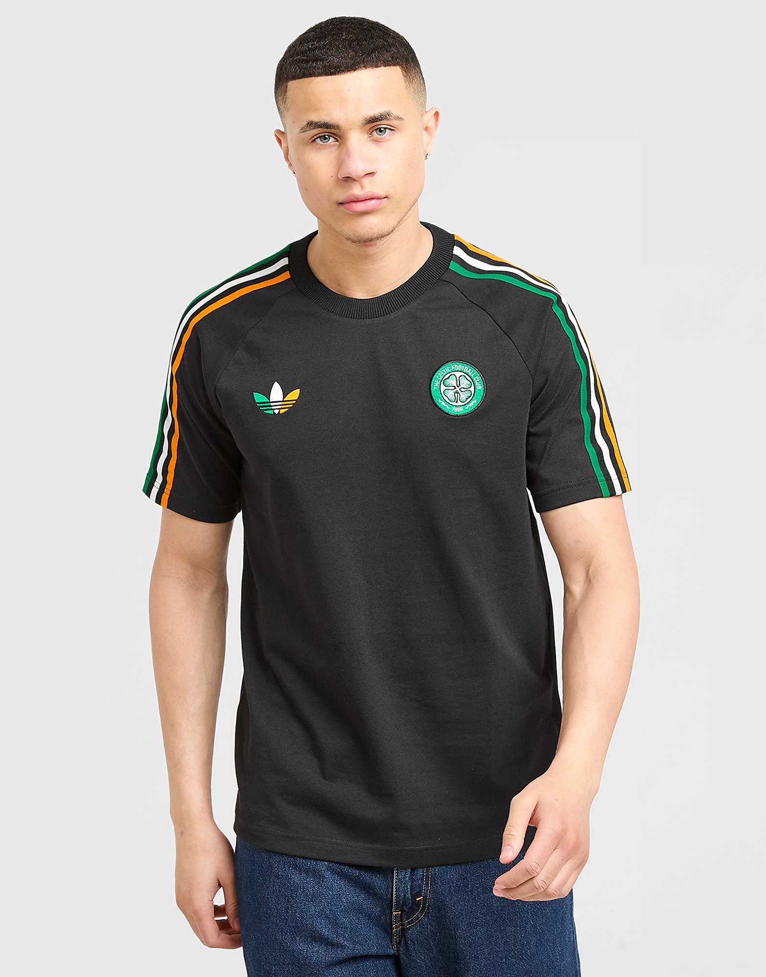 Adidas Originals Celtic Fc Irish Origins T-Shirt, Nero