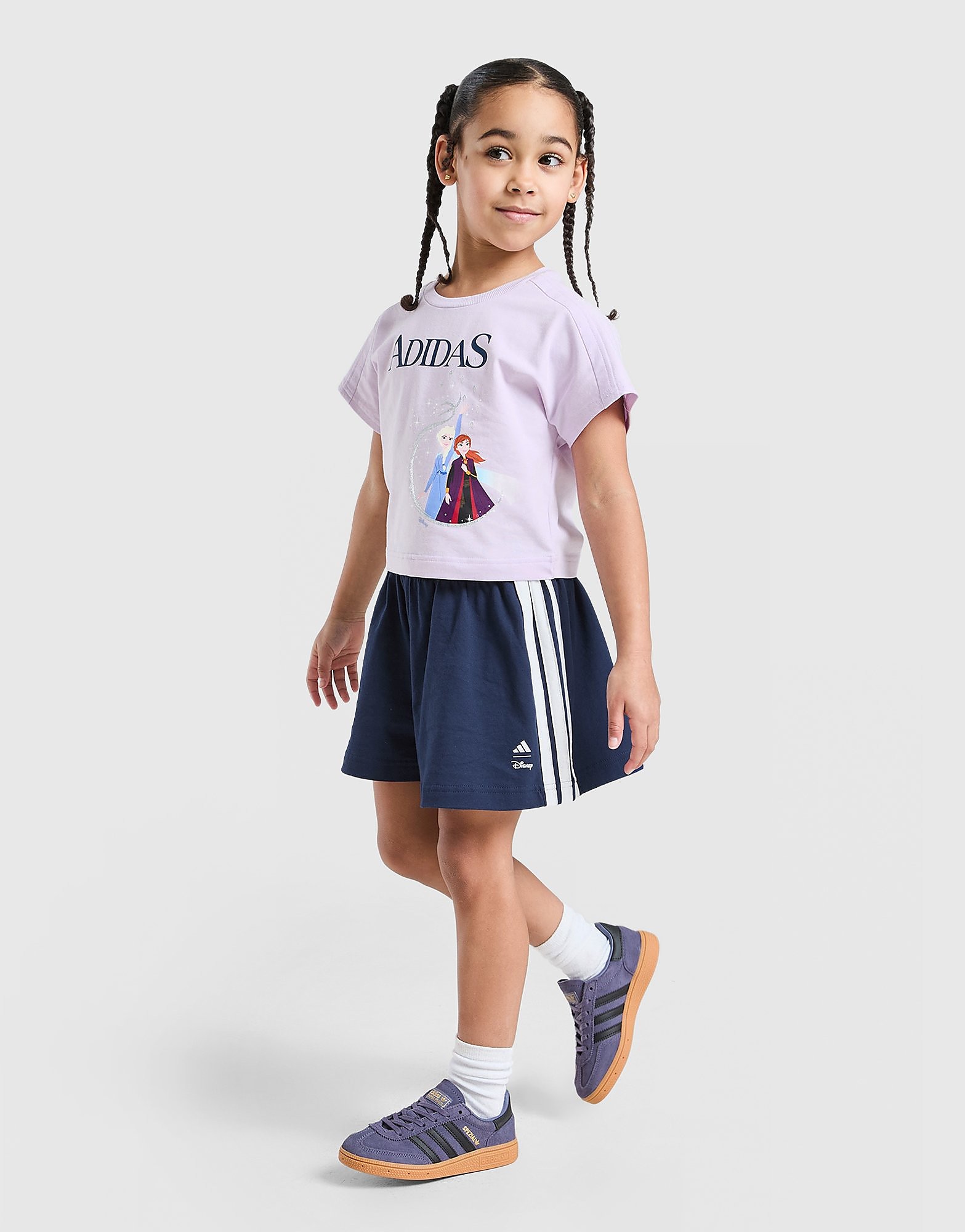 adidas Originals Girls' Frozen T ShirtShorts Set Children