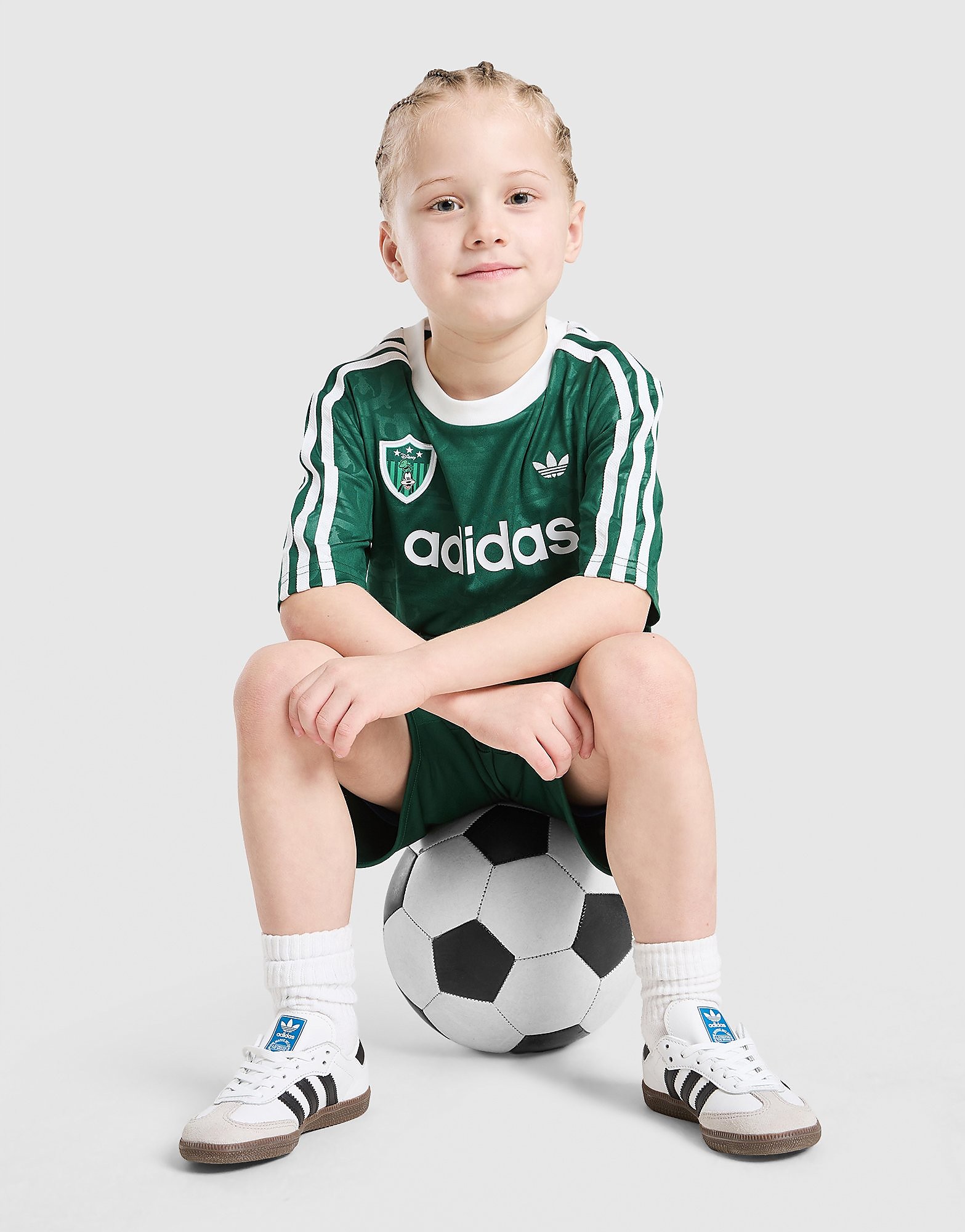 adidas Originals x Disney Goofy T ShirtShorts Set Children - vue 1