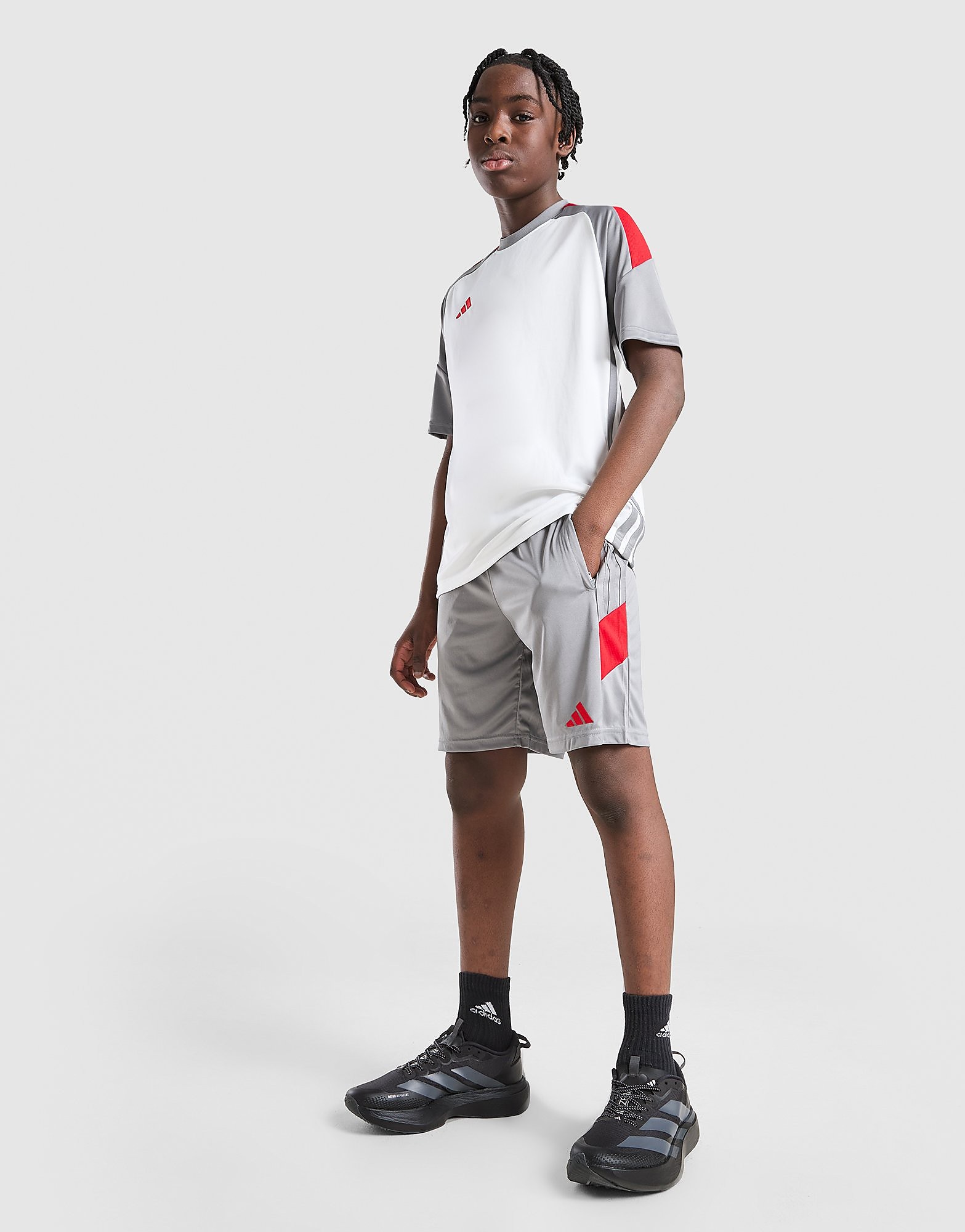 Tiro 25 Shorts Kinder, Grau - unisex - Size: 11-12Y