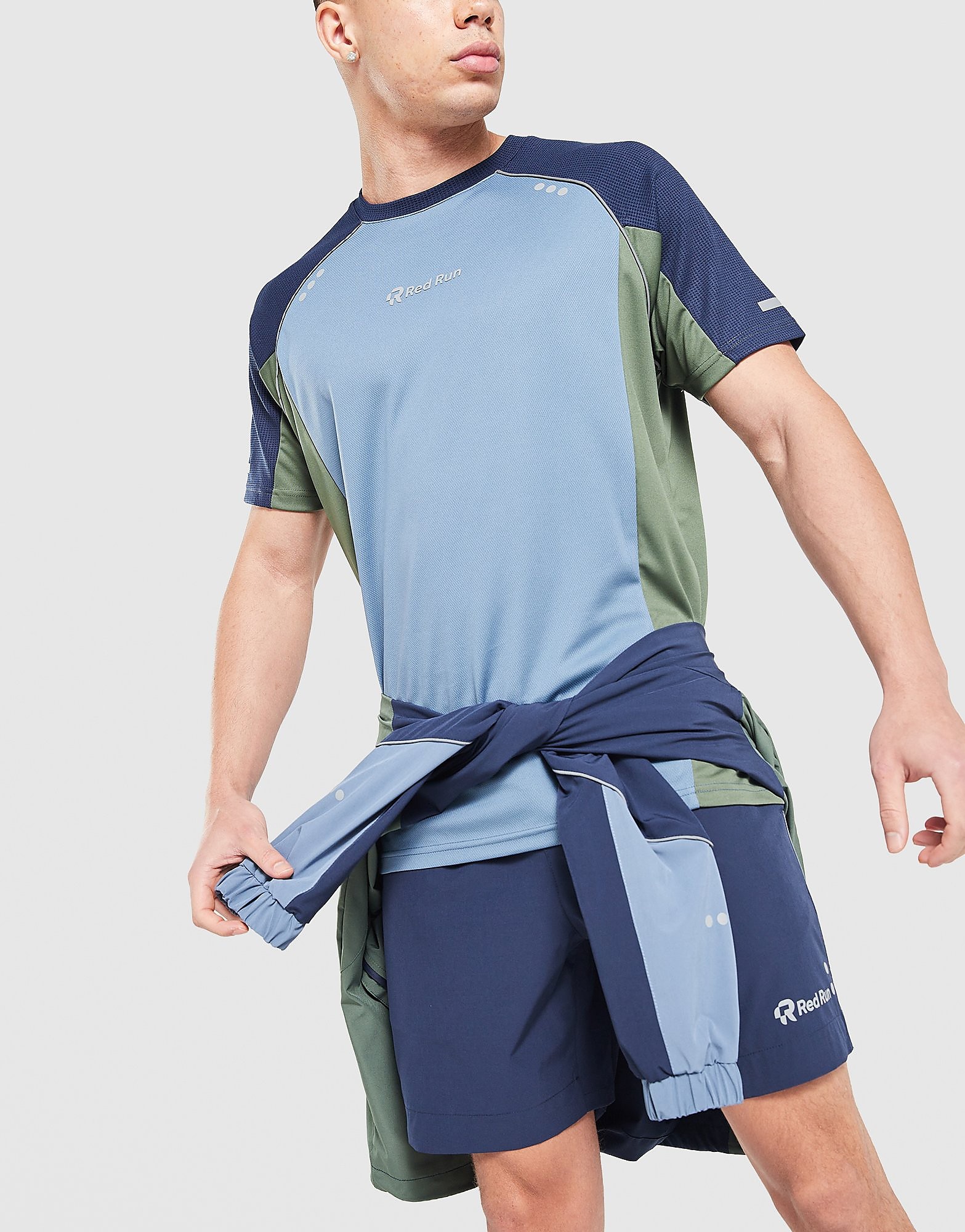 Run Activewear Moss Technical Runner T Shirt