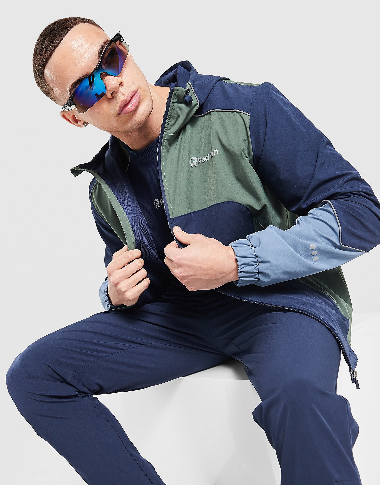 Run Activewear Moss Technical Track Jacket
