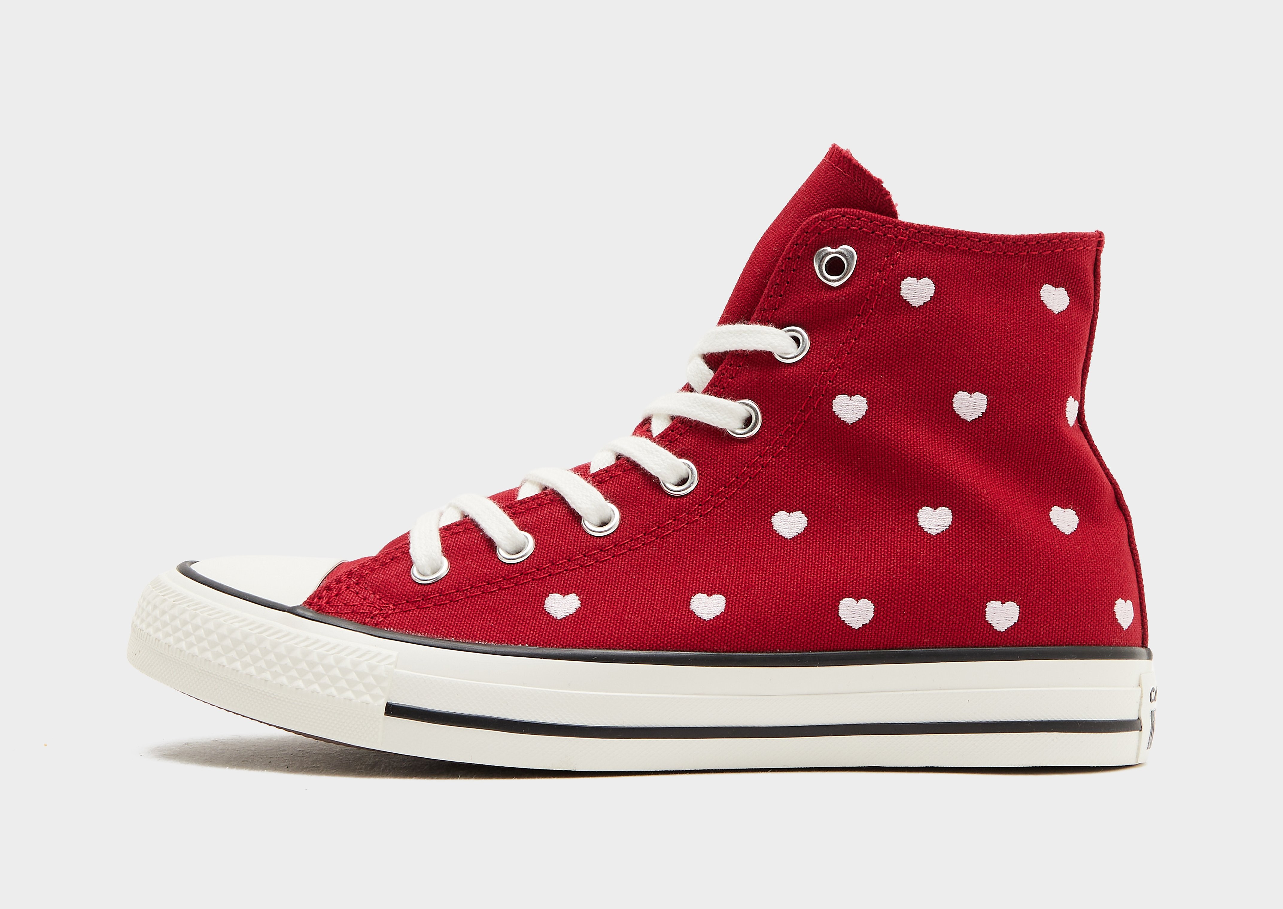 Converse All Star herensneaker rood, roze en wit