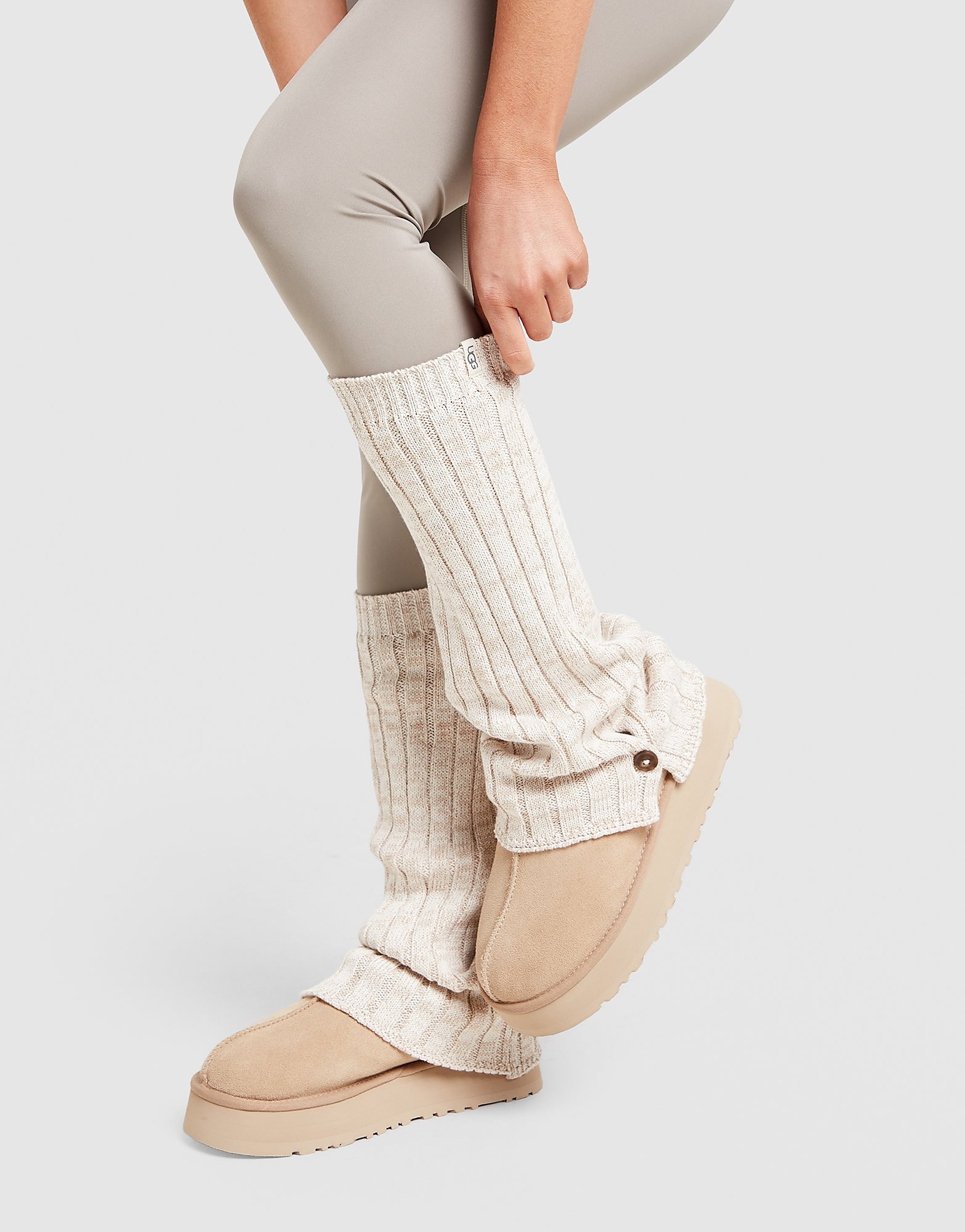 Talullah Legwarmer - Damen, Cremefarben