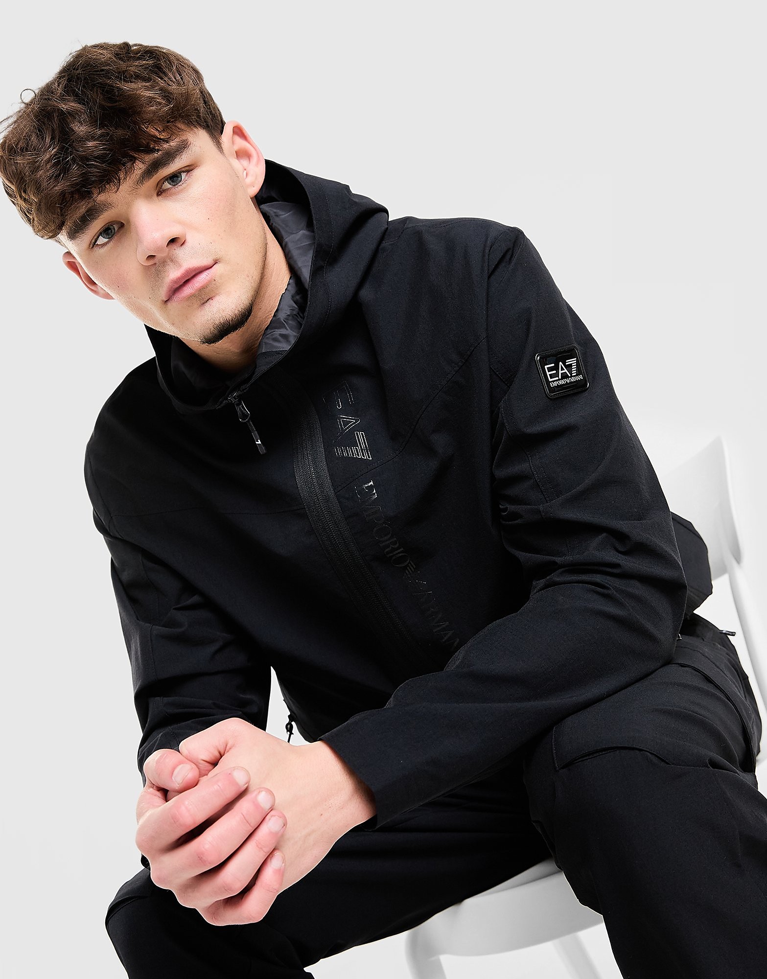 EA7 Emporio Armani Veste tissée Badge - vue 1