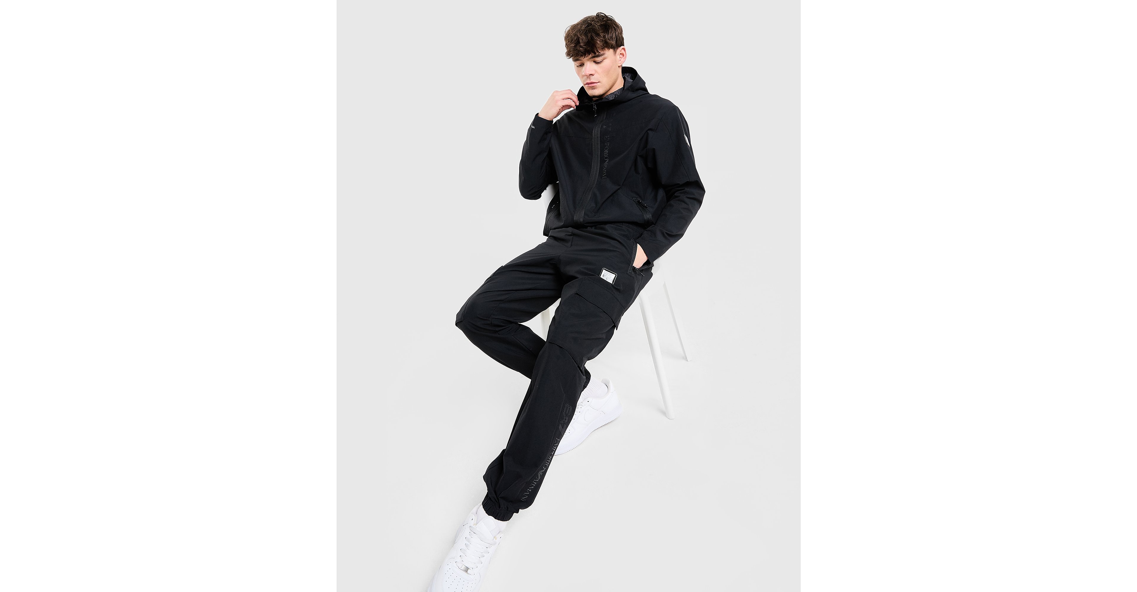Badge Woven Cargo Pants